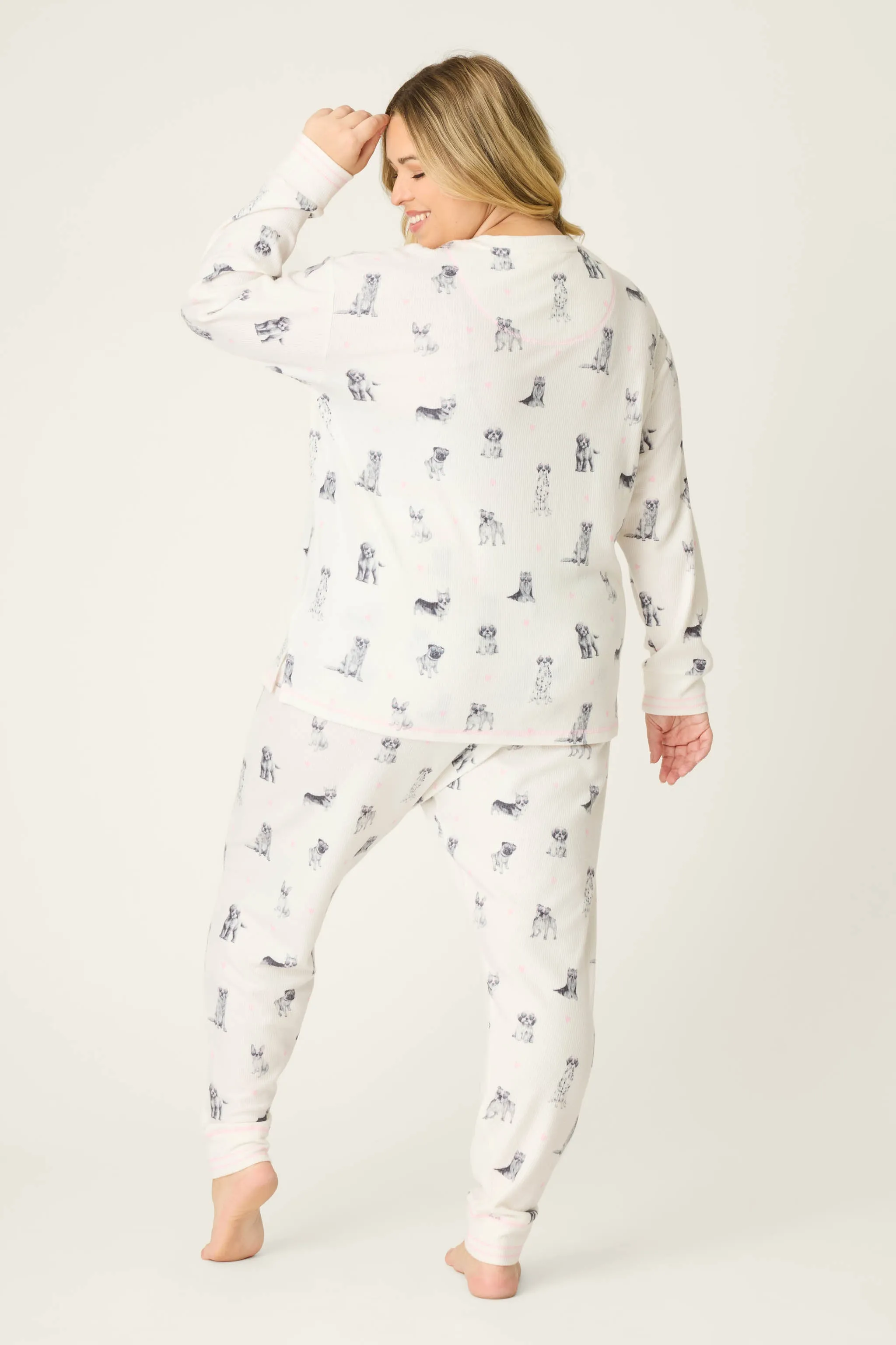 My Dog Is My Valentine Plus Size PJ Set sold by P.J. Salvage product image thumbnail 4
