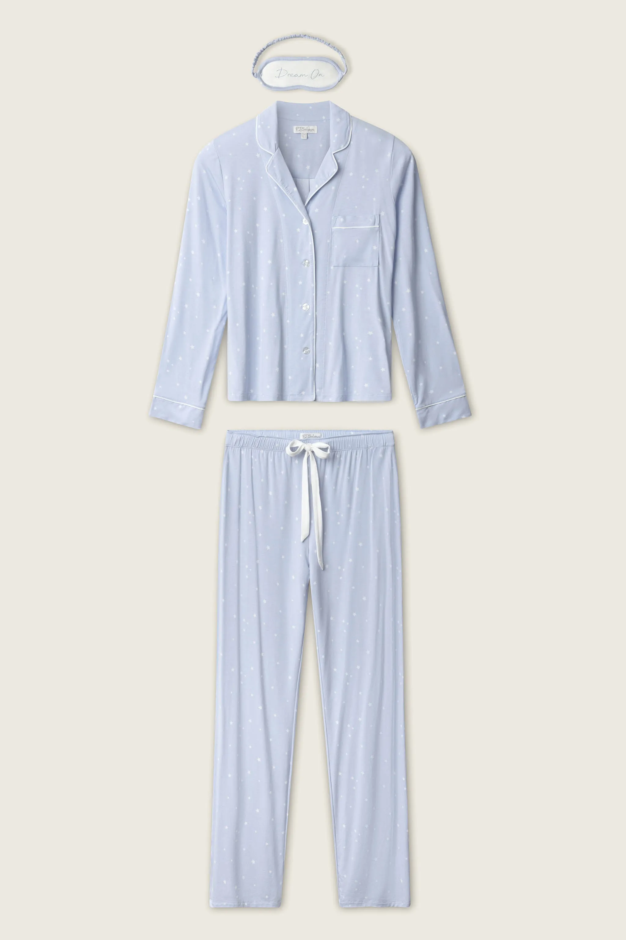 Modal Basics Star Print 3-Piece PJ Set sold by P.J. Salvage product image thumbnail 2