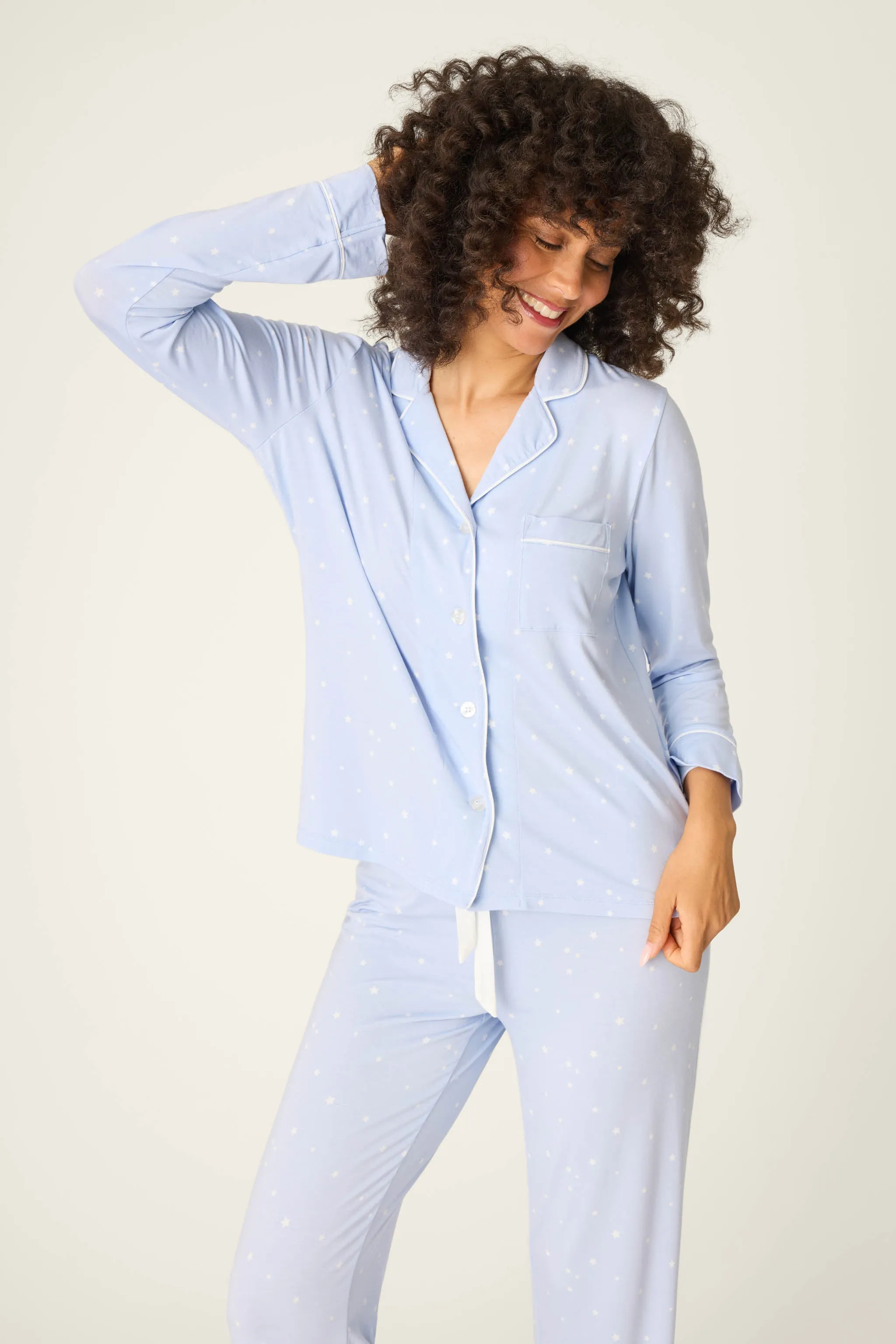 Modal Basics Star Print 3-Piece PJ Set sold by P.J. Salvage product image thumbnail 3