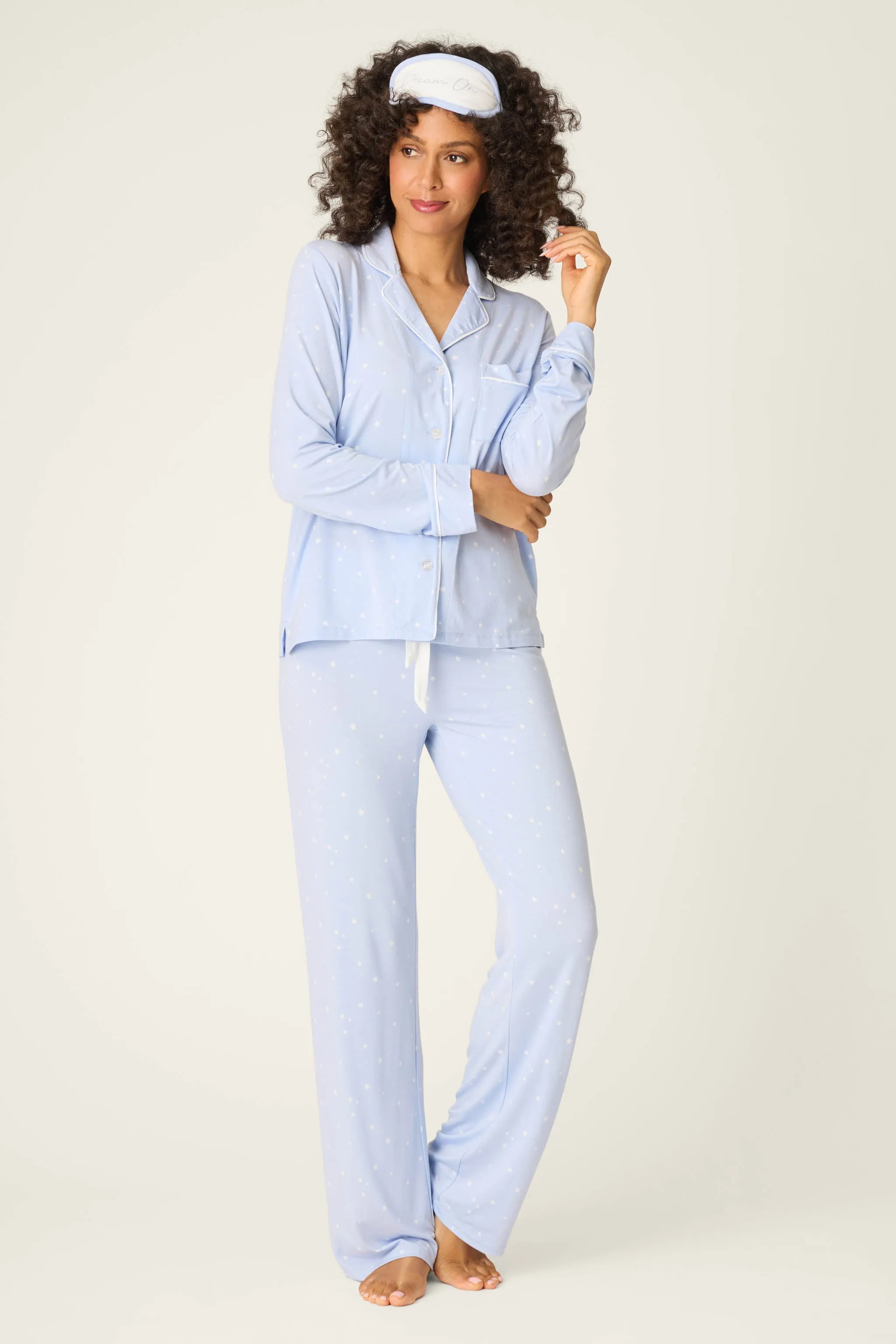 Modal Basics Star Print 3-Piece PJ Set sold by P.J. Salvage