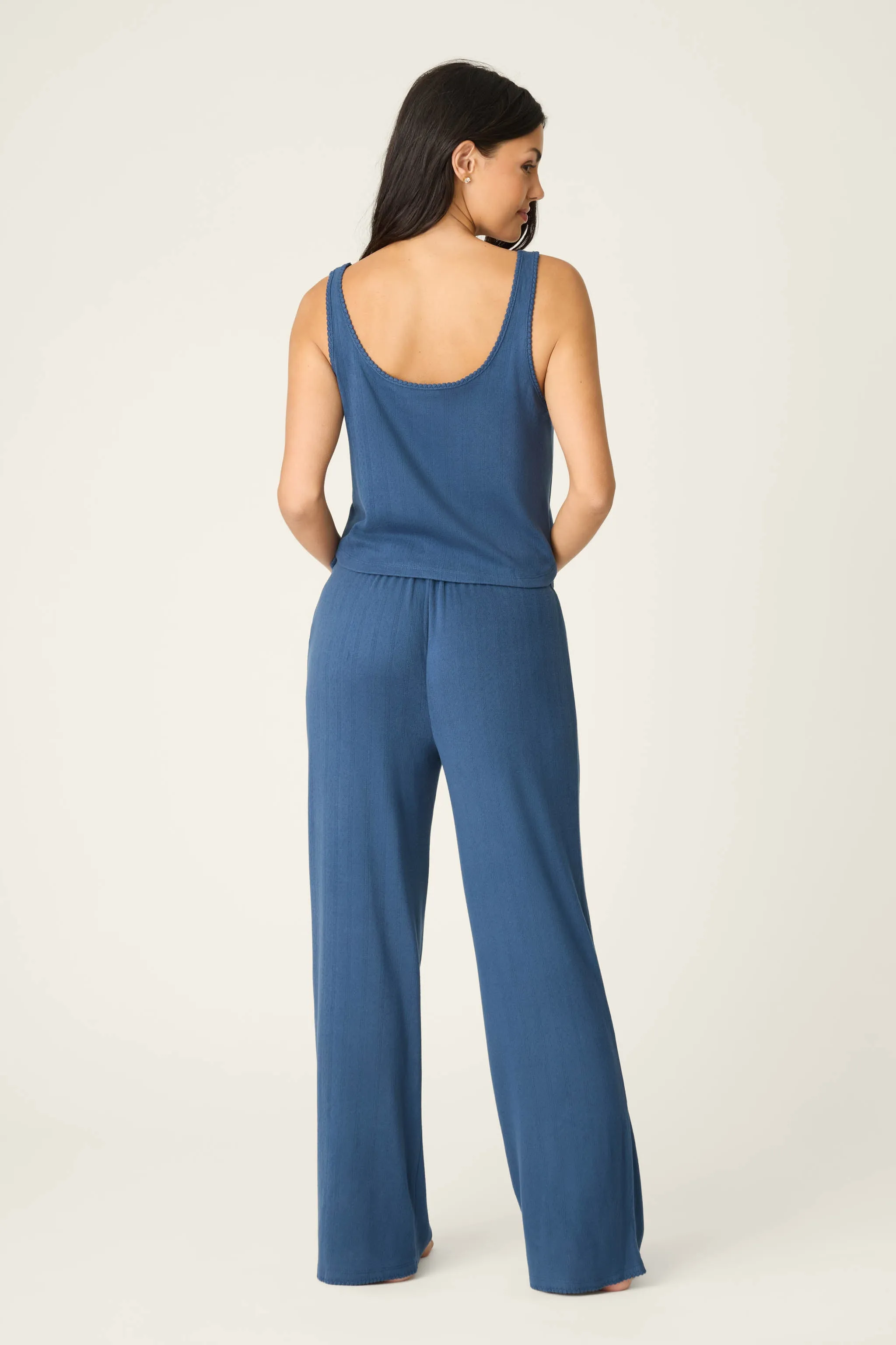 Pointelle Essentials Deep Sea PJ Set sold by P.J. Salvage product image thumbnail 2