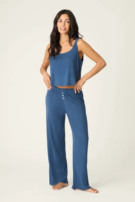 Pointelle Essentials Deep Sea PJ  Set sold by P.J. Salvage