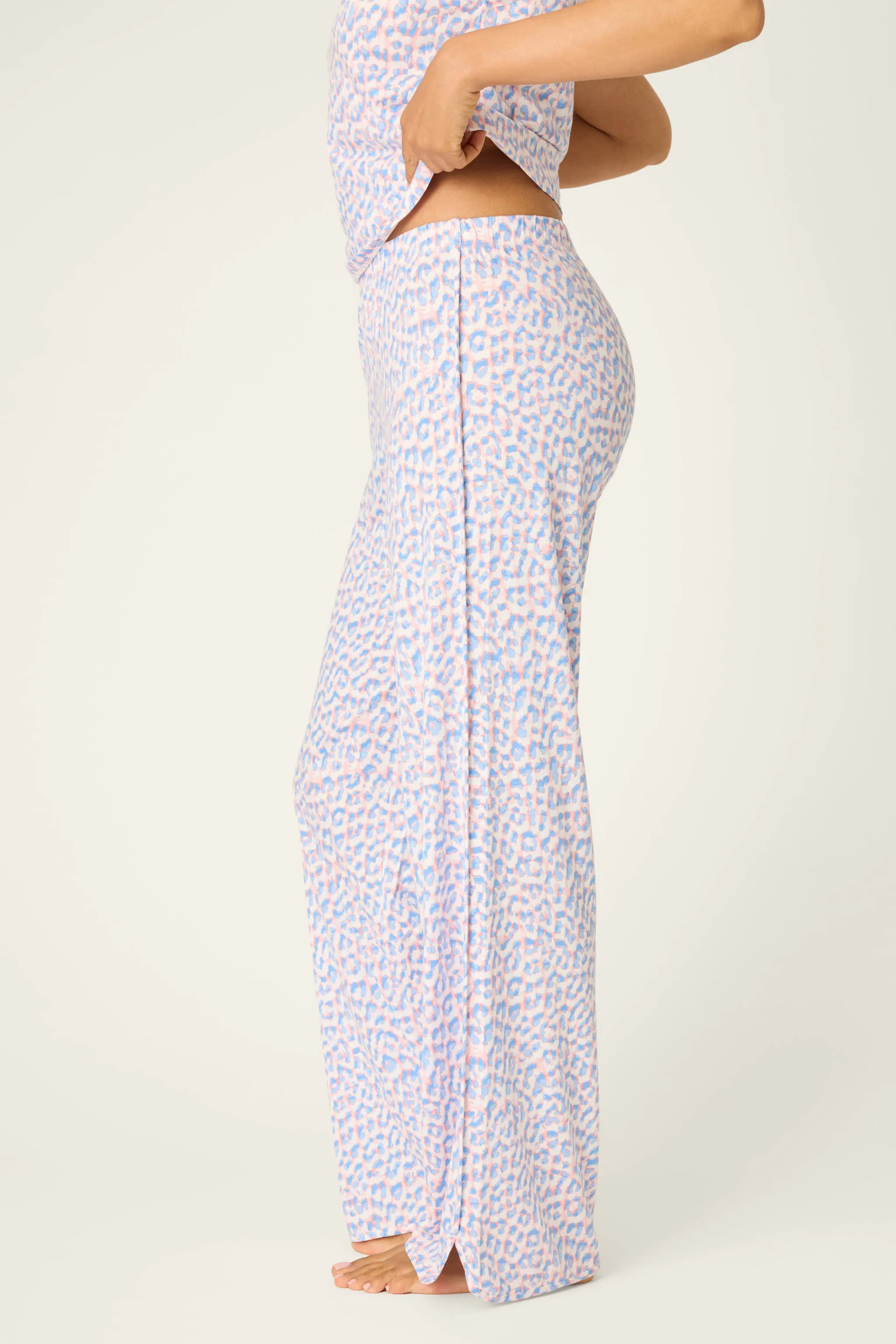 Animal Lover Leopard Print Open Leg Pants sold by P.J. Salvage product image thumbnail 5