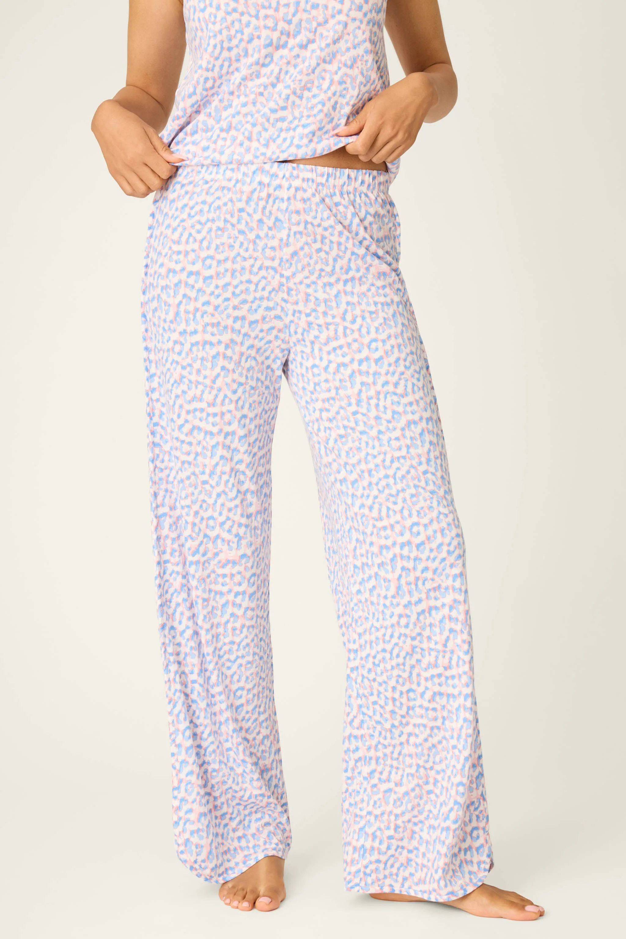 Animal Lover Leopard Print Open Leg Pants sold by P.J. Salvage