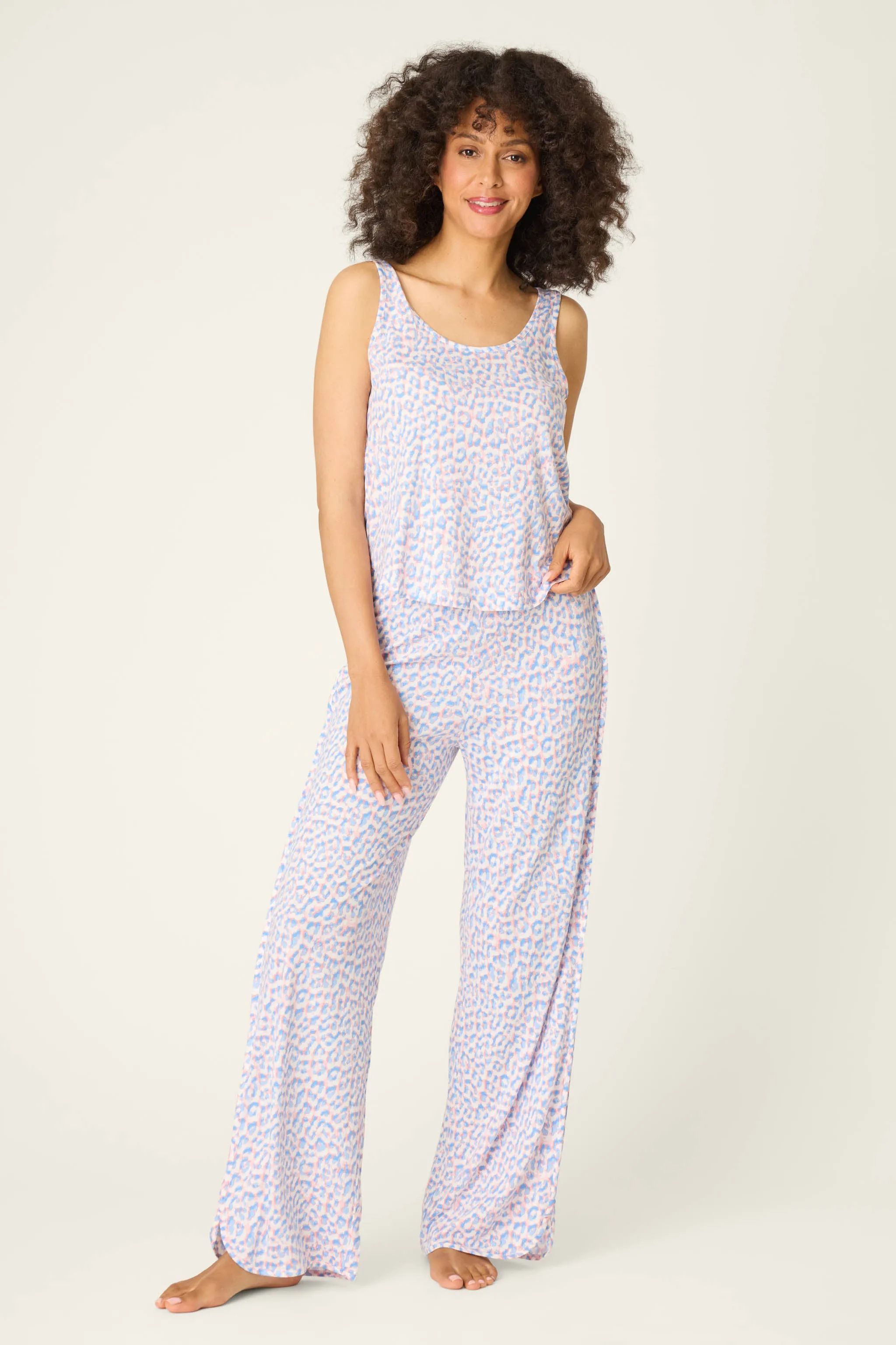 Animal Lover Leopard Print Open Leg Pants sold by P.J. Salvage product image thumbnail 3