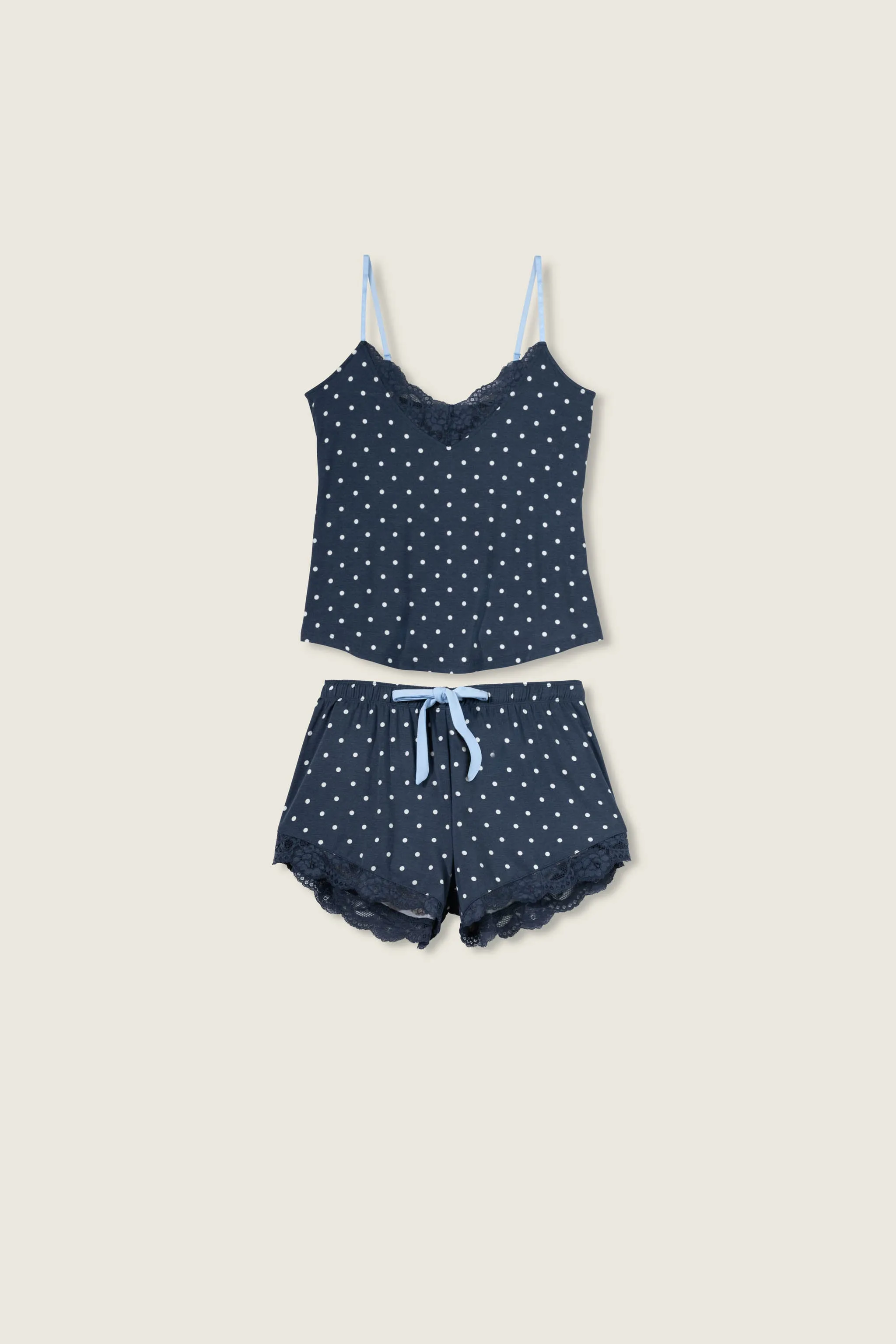 Polka Dot Lace Short Set sold by P.J. Salvage product image thumbnail 3