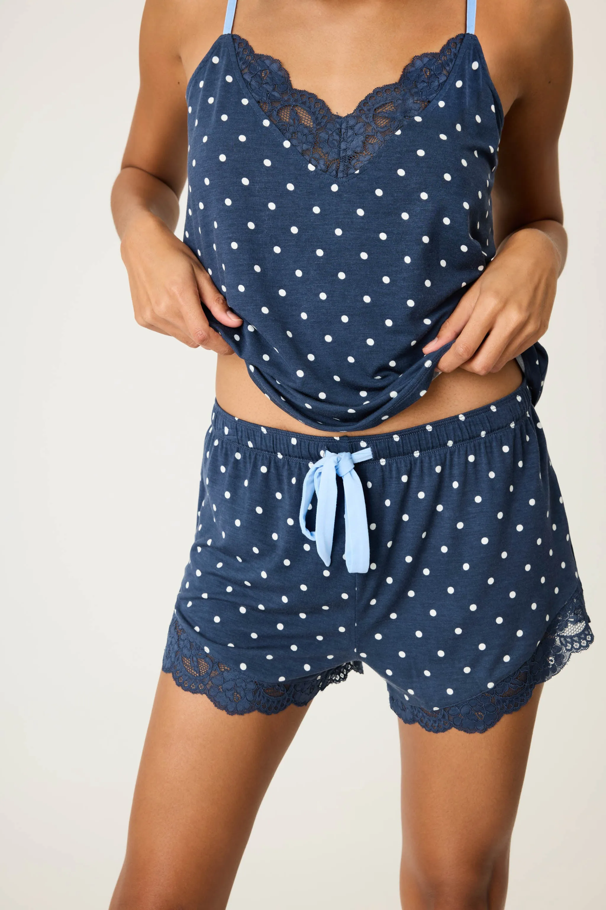 Polka Dot Lace Short Set sold by P.J. Salvage product image thumbnail 2