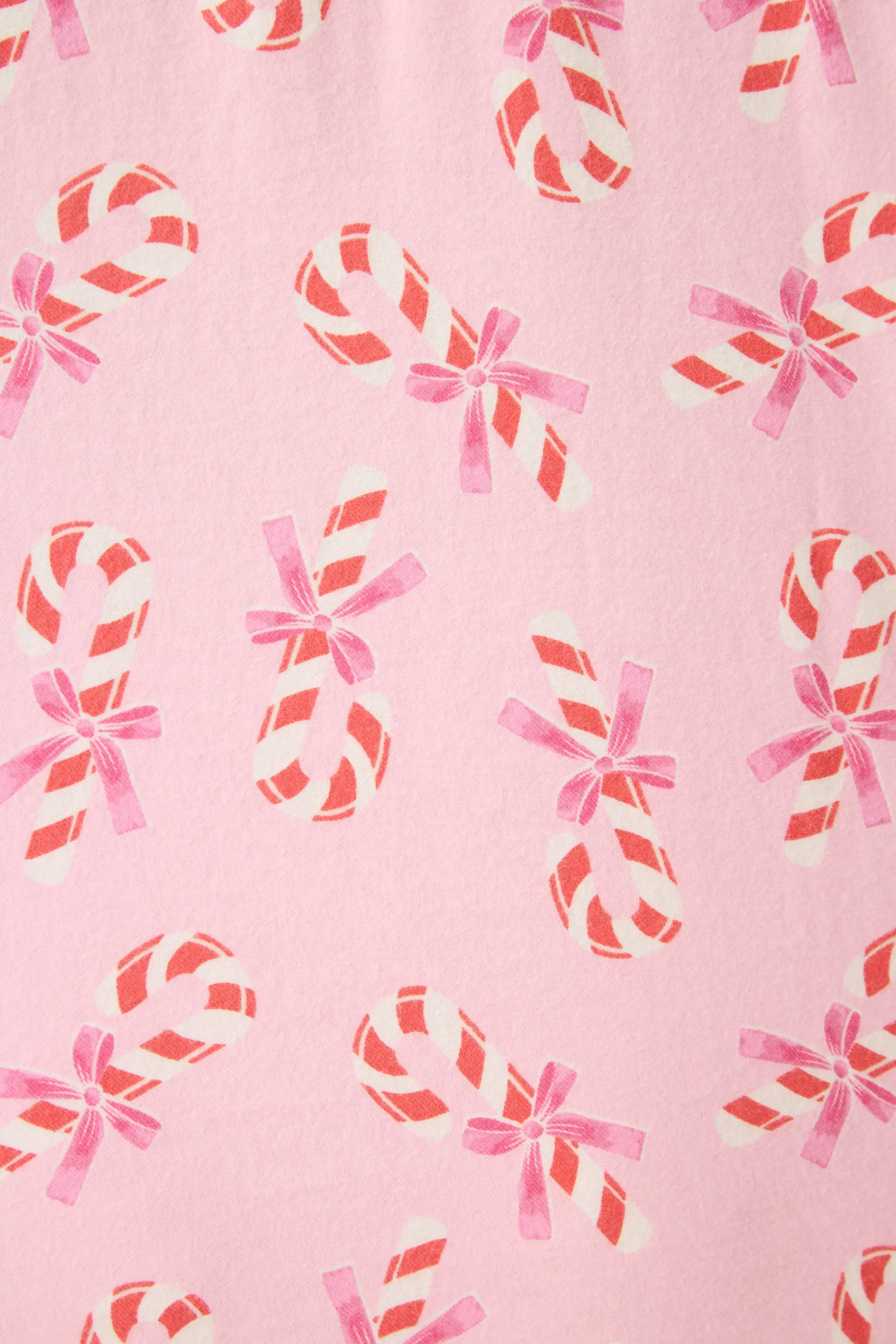 Sweeter Than Sugar 3-Piece Candy Cane Print Plus Size Flannel PJ Set sold by P.J. Salvage product image thumbnail 2