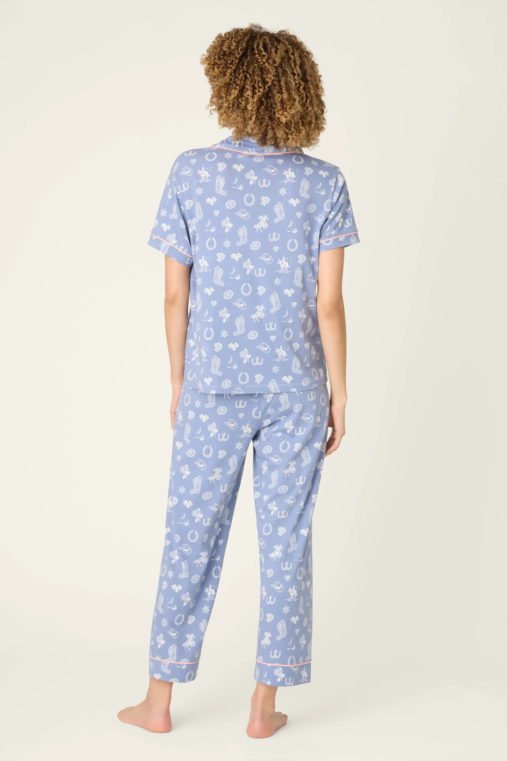 Whimsy Lone Star Love Cropped PJ Set sold by P.J. Salvage product image thumbnail 3