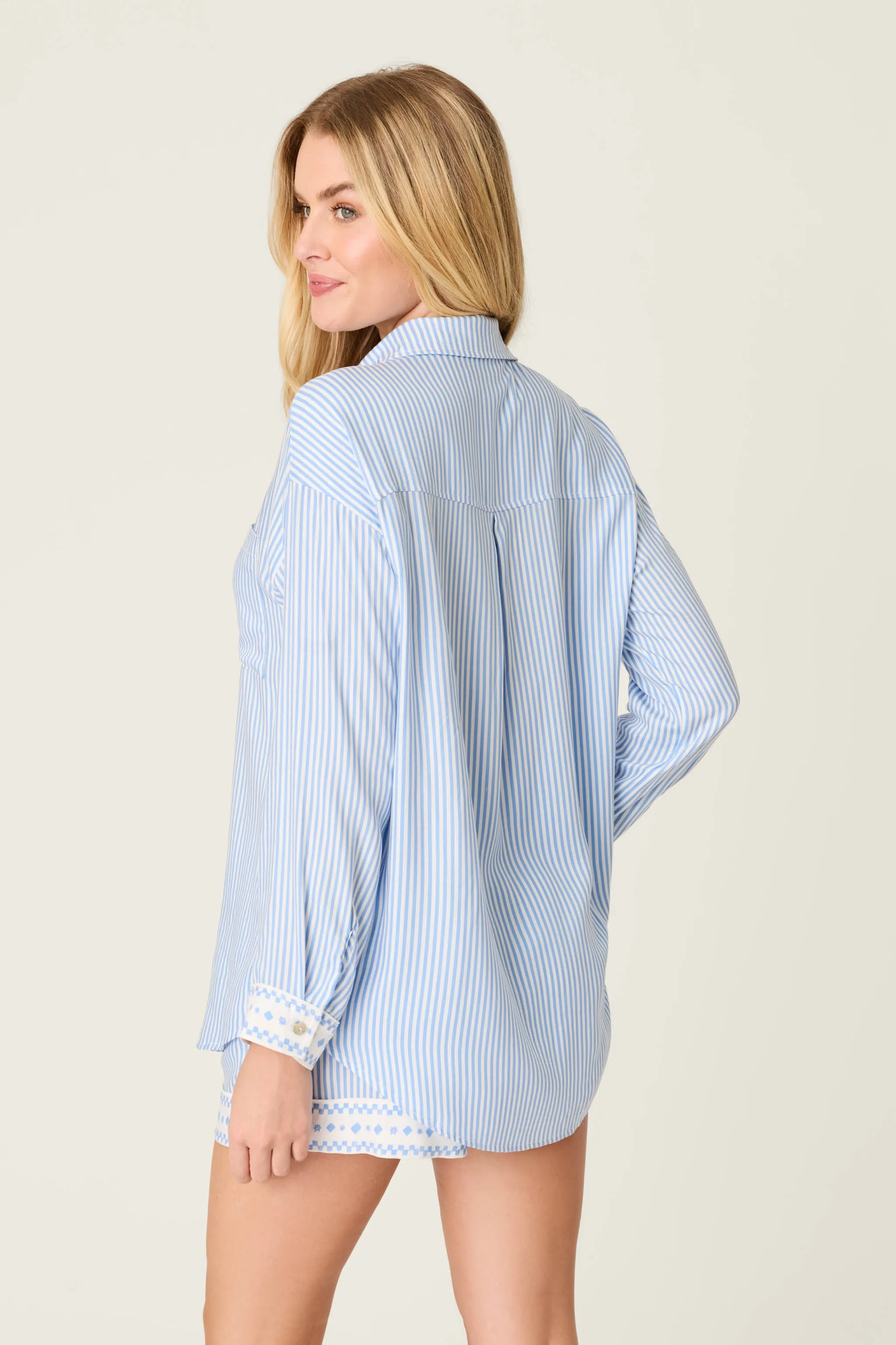 Frutta Fresca Striped Short Lounge Set sold by P.J. Salvage product image thumbnail 4