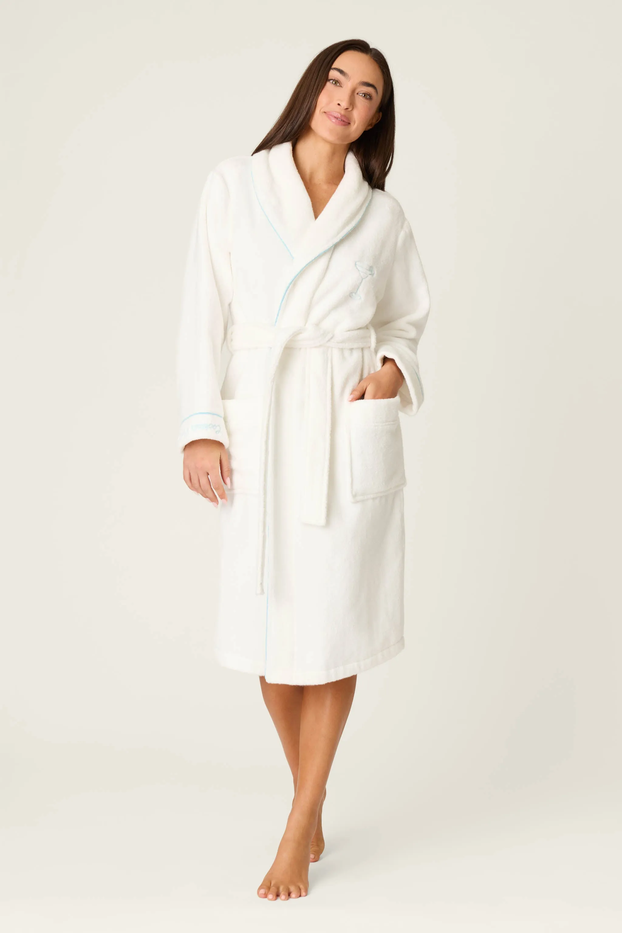 Playful Terry Happy Hour Robe sold by P.J. Salvage