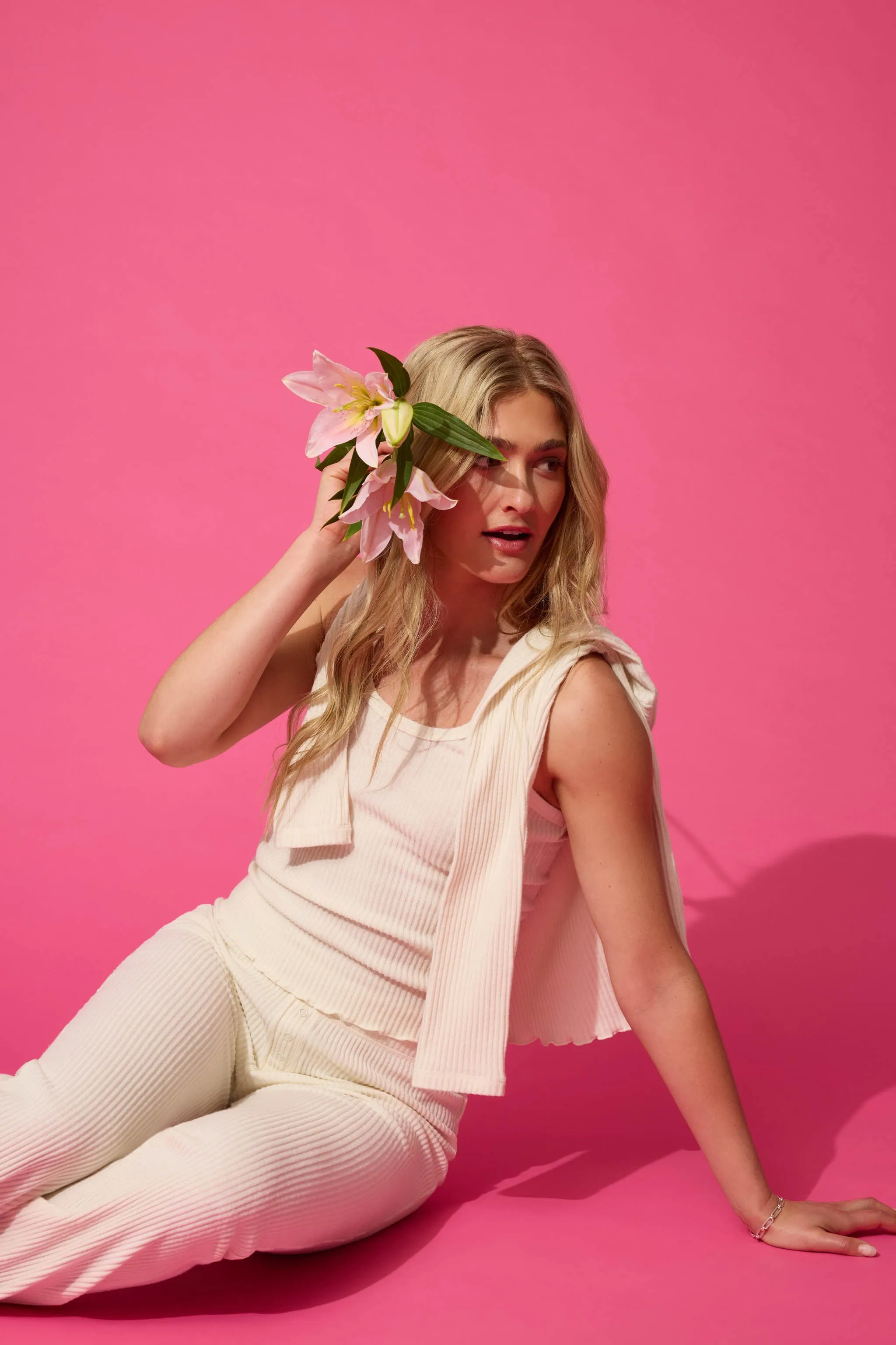 Reloved Rib Natural 3-Piece Lounge Set sold by P.J. Salvage