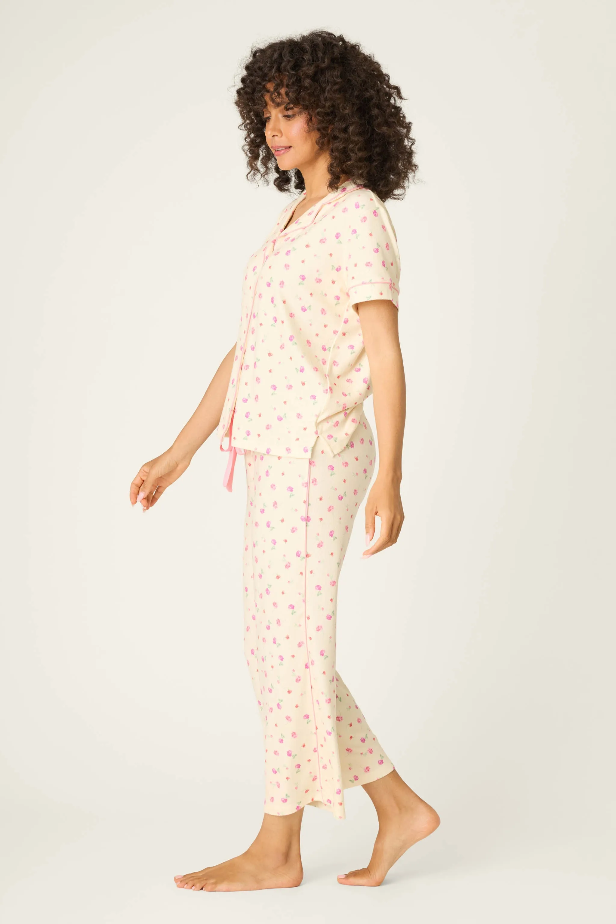 For the Mamas Butter Blooms Cropped 3-Piece PJ Set sold by P.J. Salvage product image thumbnail 4