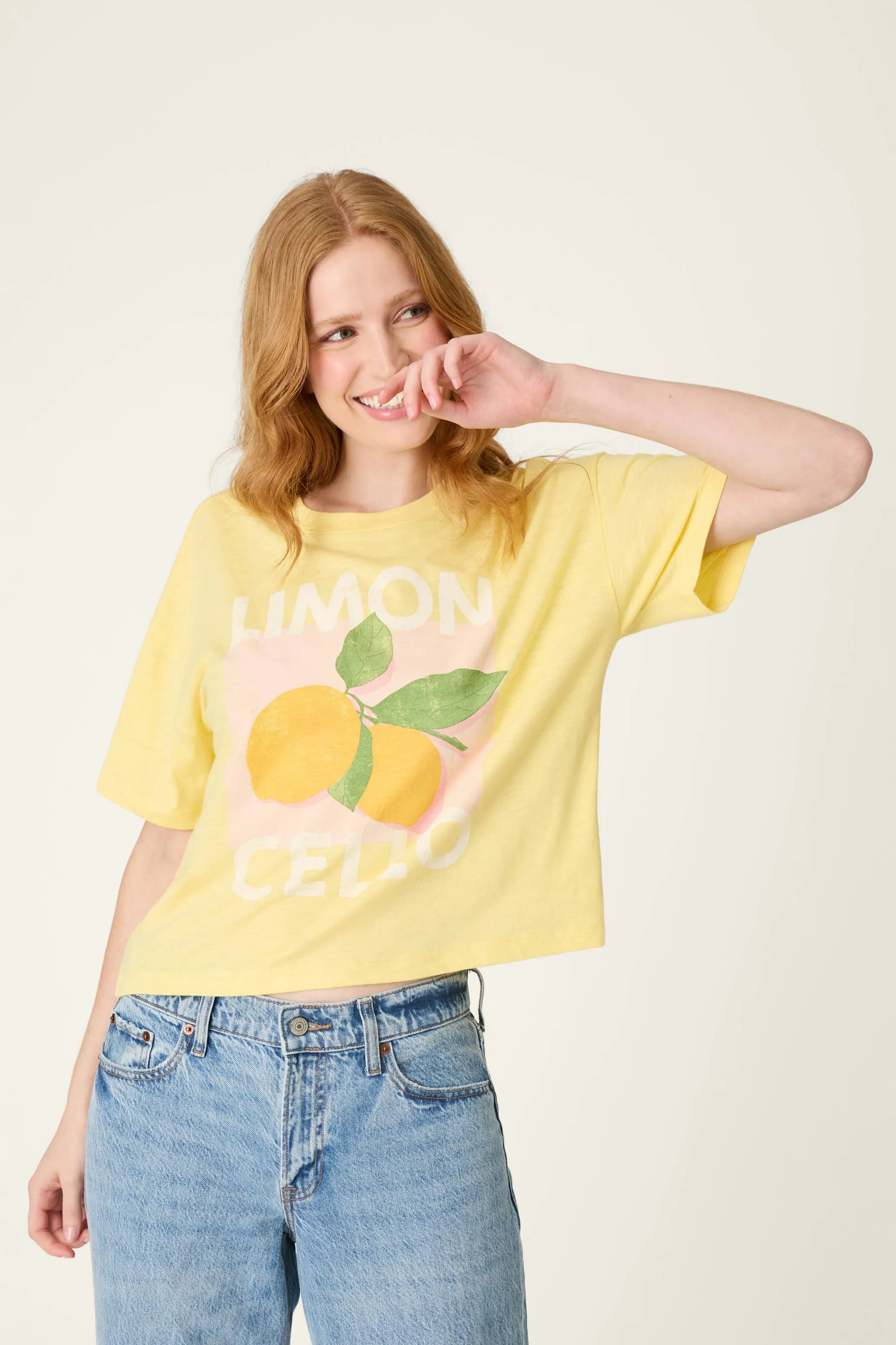 La Dolce Spritz Limoncello Graphic Print T-Shirt sold by P.J. Salvage