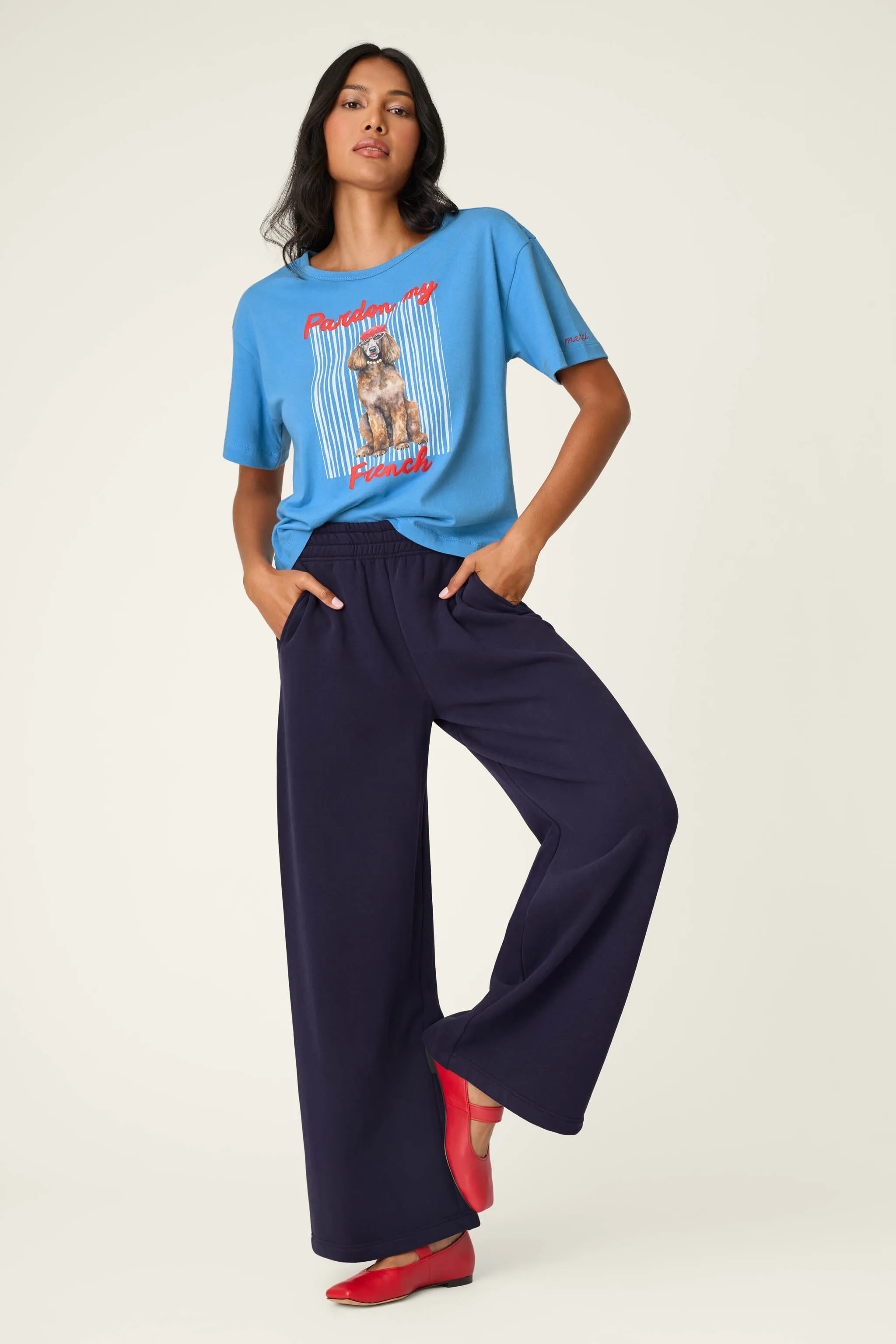 C'est La Vie Blue Ink BFF Lounge Pants sold by P.J. Salvage product image thumbnail 3