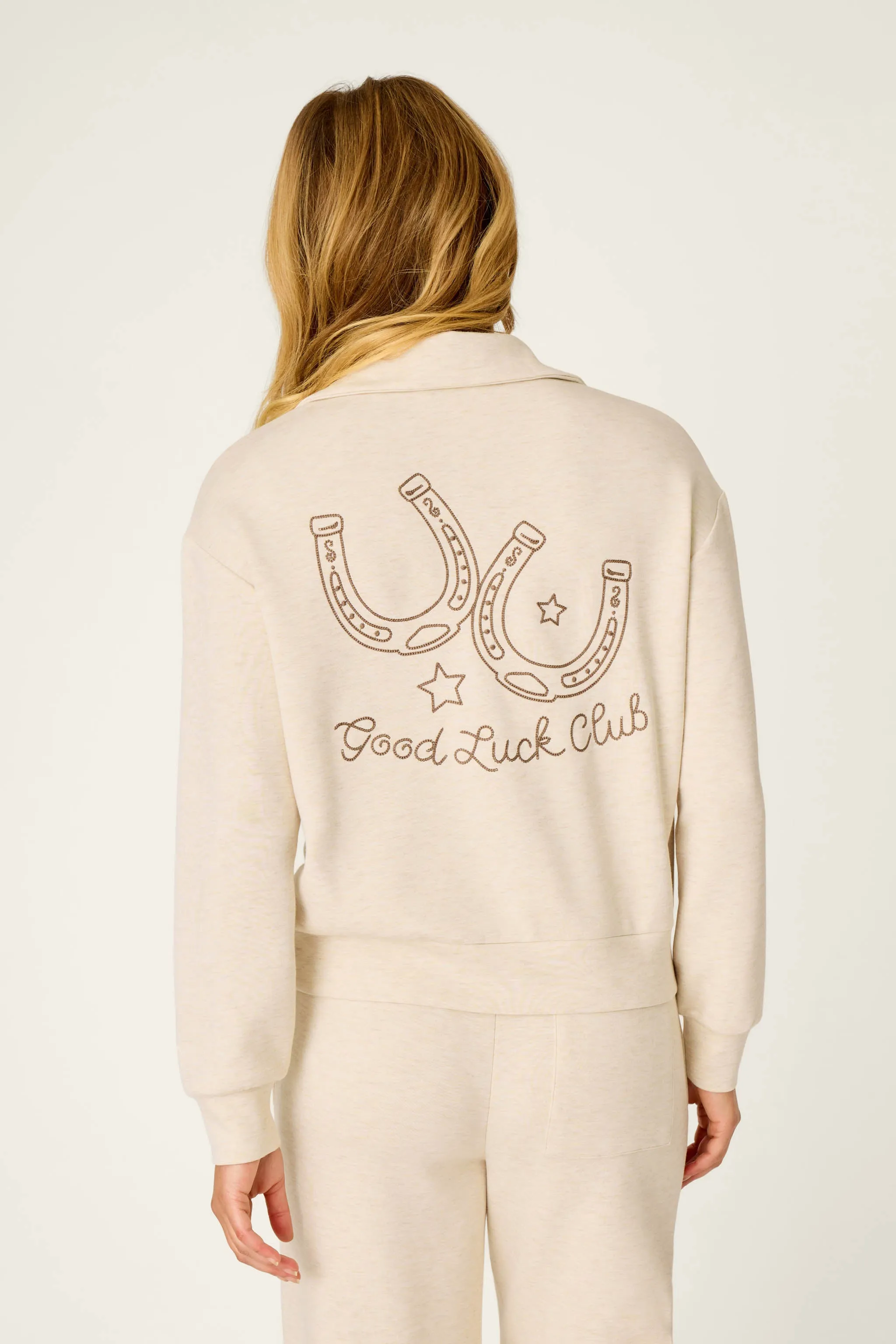 Western Ways Good Luck Club Over Night Pullover sold by P.J. Salvage product image thumbnail 3