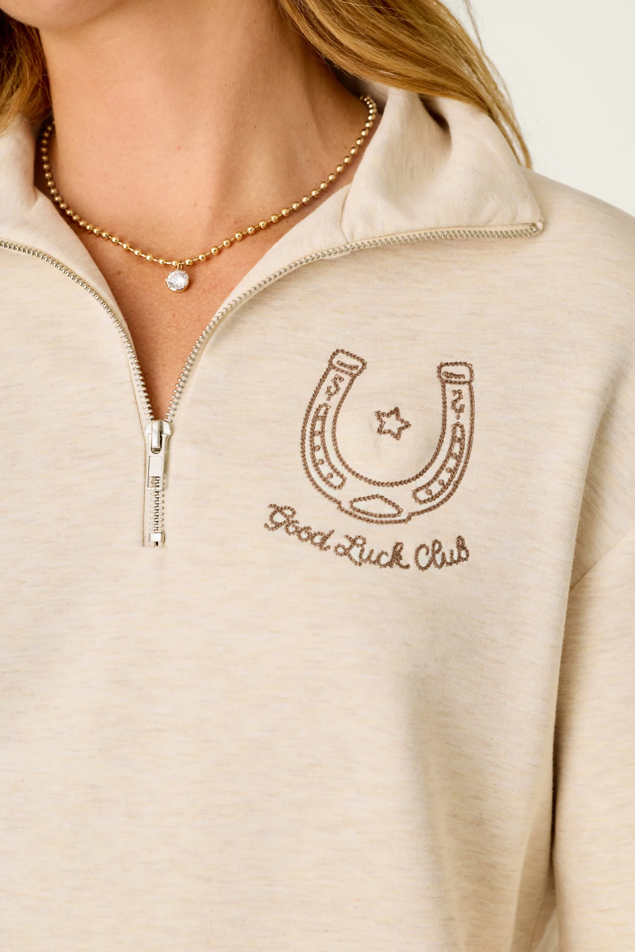 Western Ways Good Luck Club Over Night Pullover sold by P.J. Salvage product image thumbnail 5