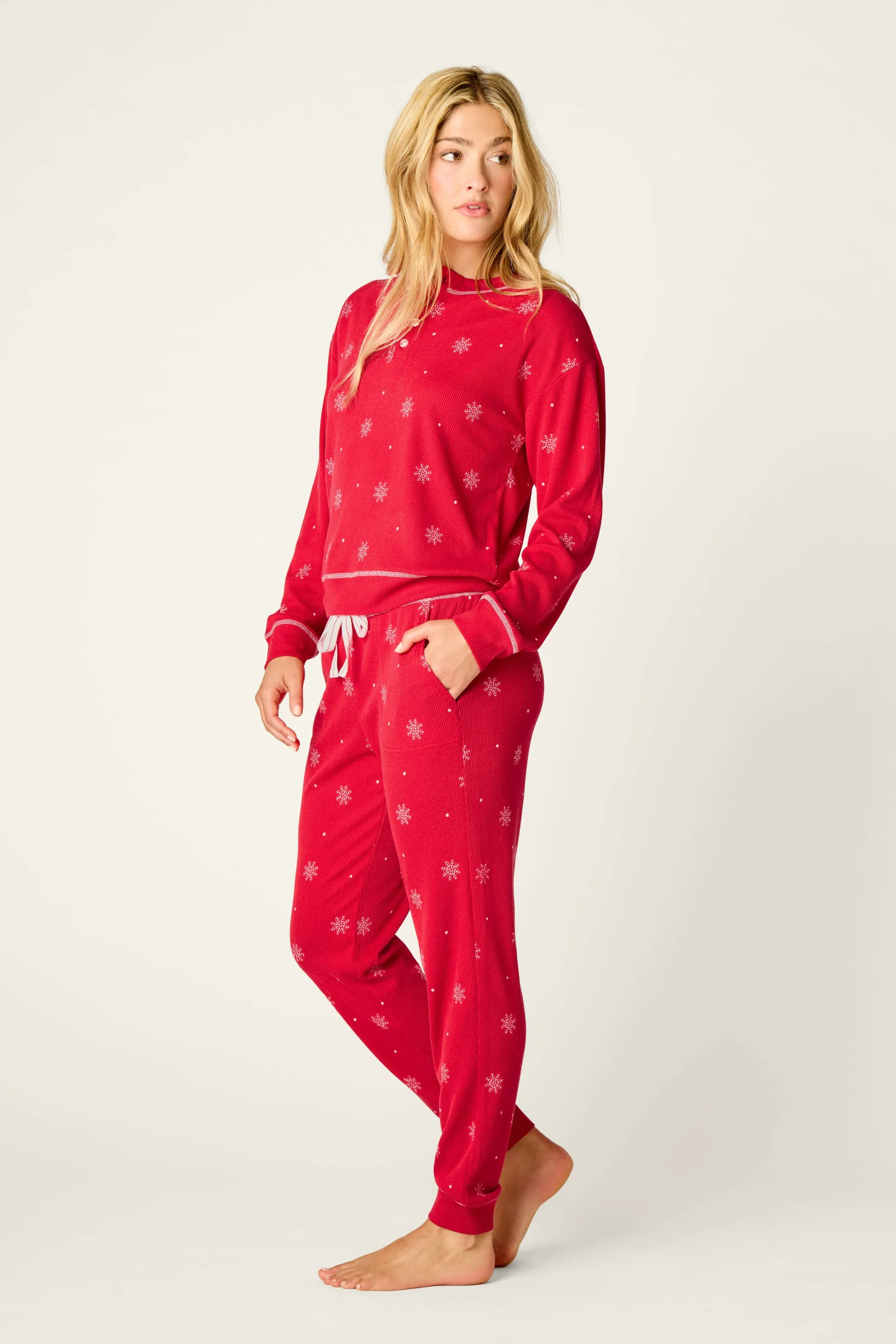 Snowflakes Print 3-Piece PJ Gift Set sold by P.J. Salvage product image thumbnail 5