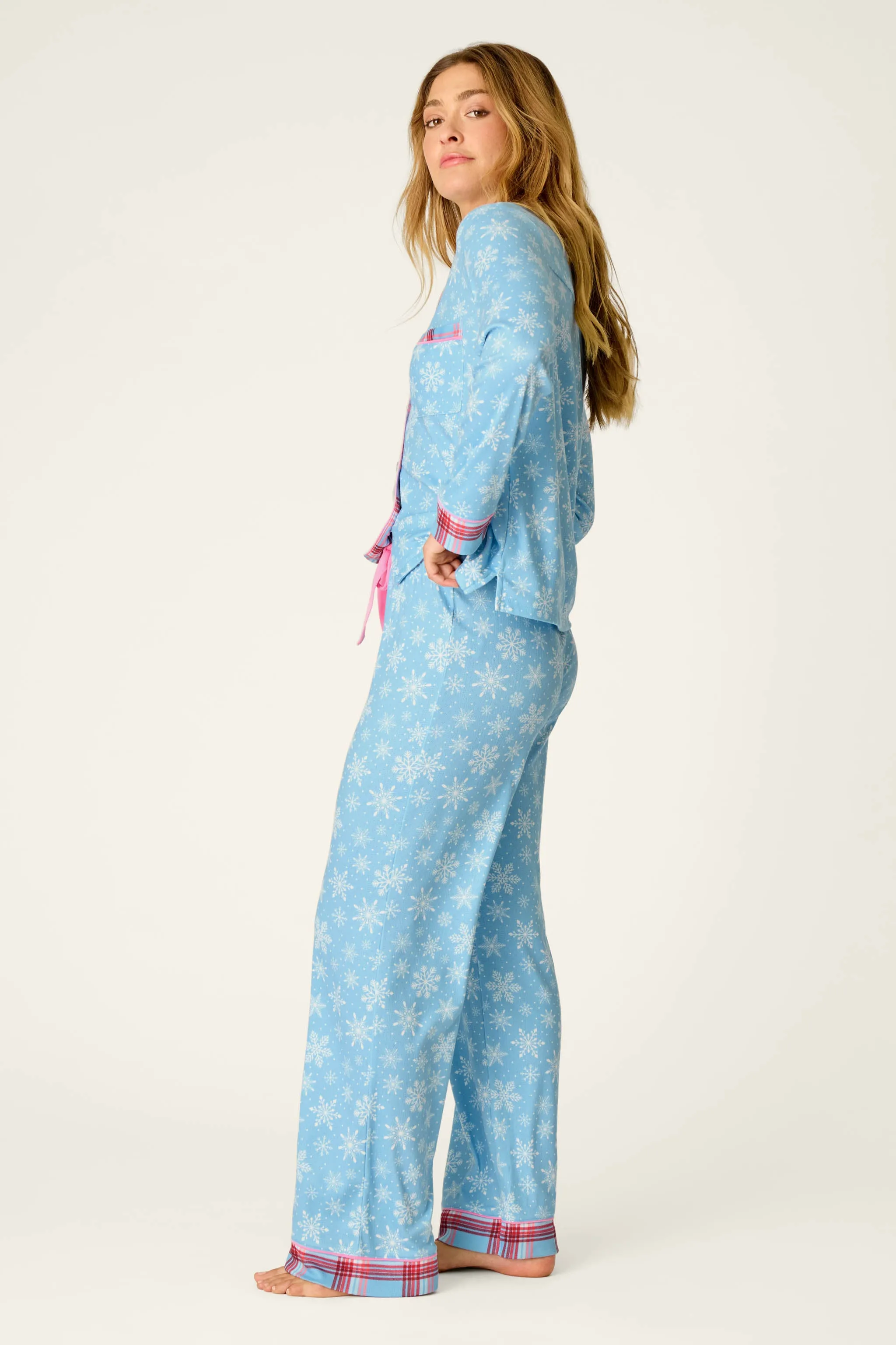 Plaid About You Snowflakes & Plaid PJ Set sold by P.J. Salvage product image thumbnail 4