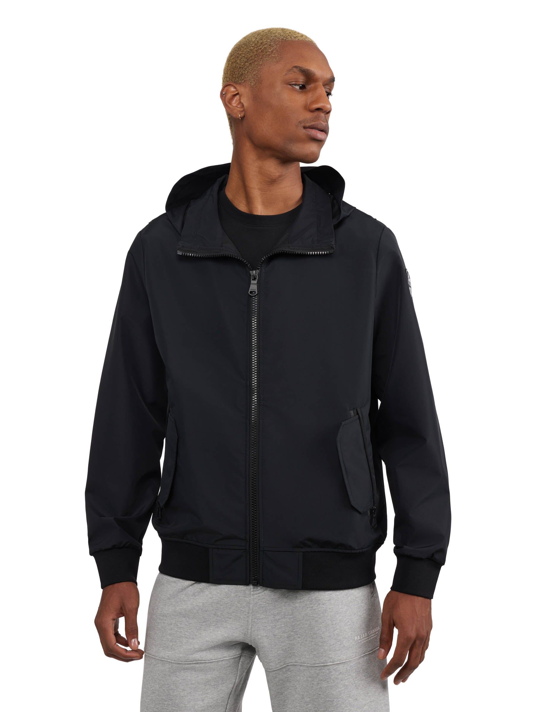 Riku Men's Golf-Style Rain Shell w/ Detachable Hood sold by Pajar