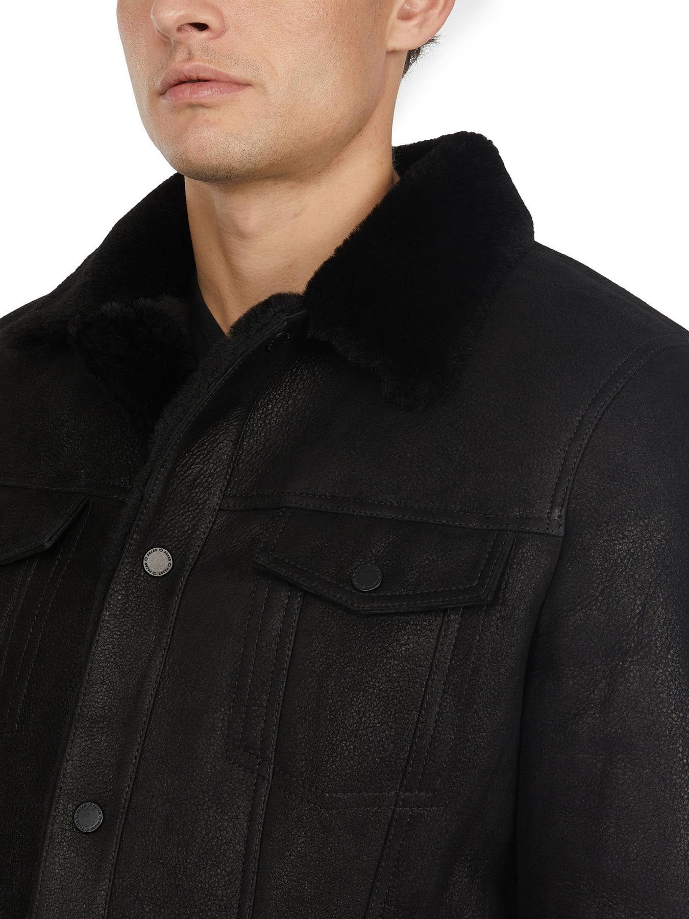 Trucker Men's Sheepskin Coat sold by Pajar