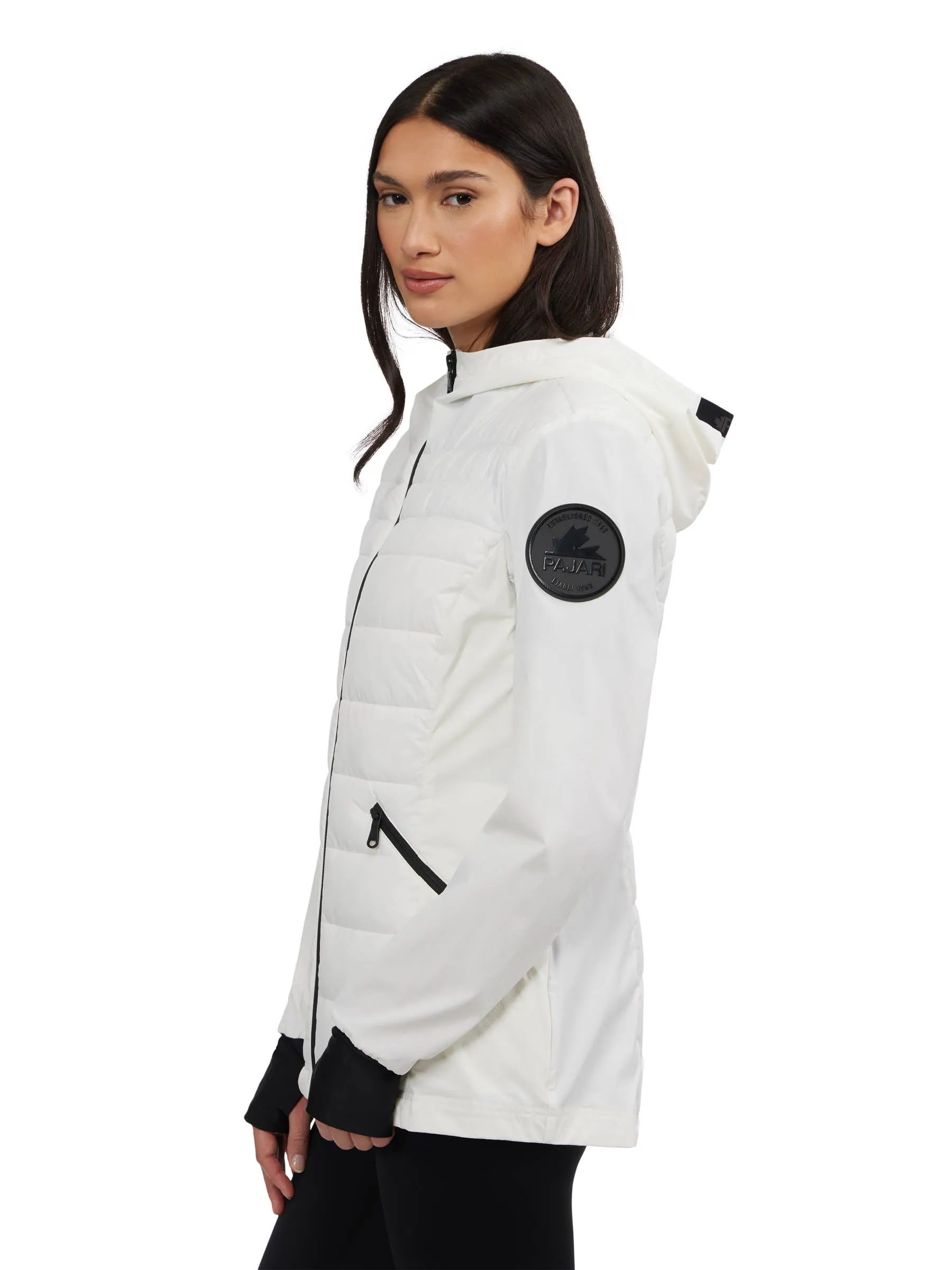 Cressy Women's Quilted Hooded Stretch Puffer sold by Pajar product image thumbnail 3