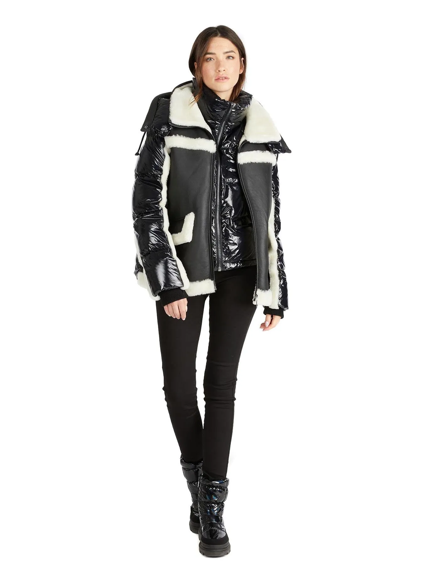Danique Women's Luxury 3-in-1 Mixed-Media Puffer sold by Pajar product image thumbnail 2