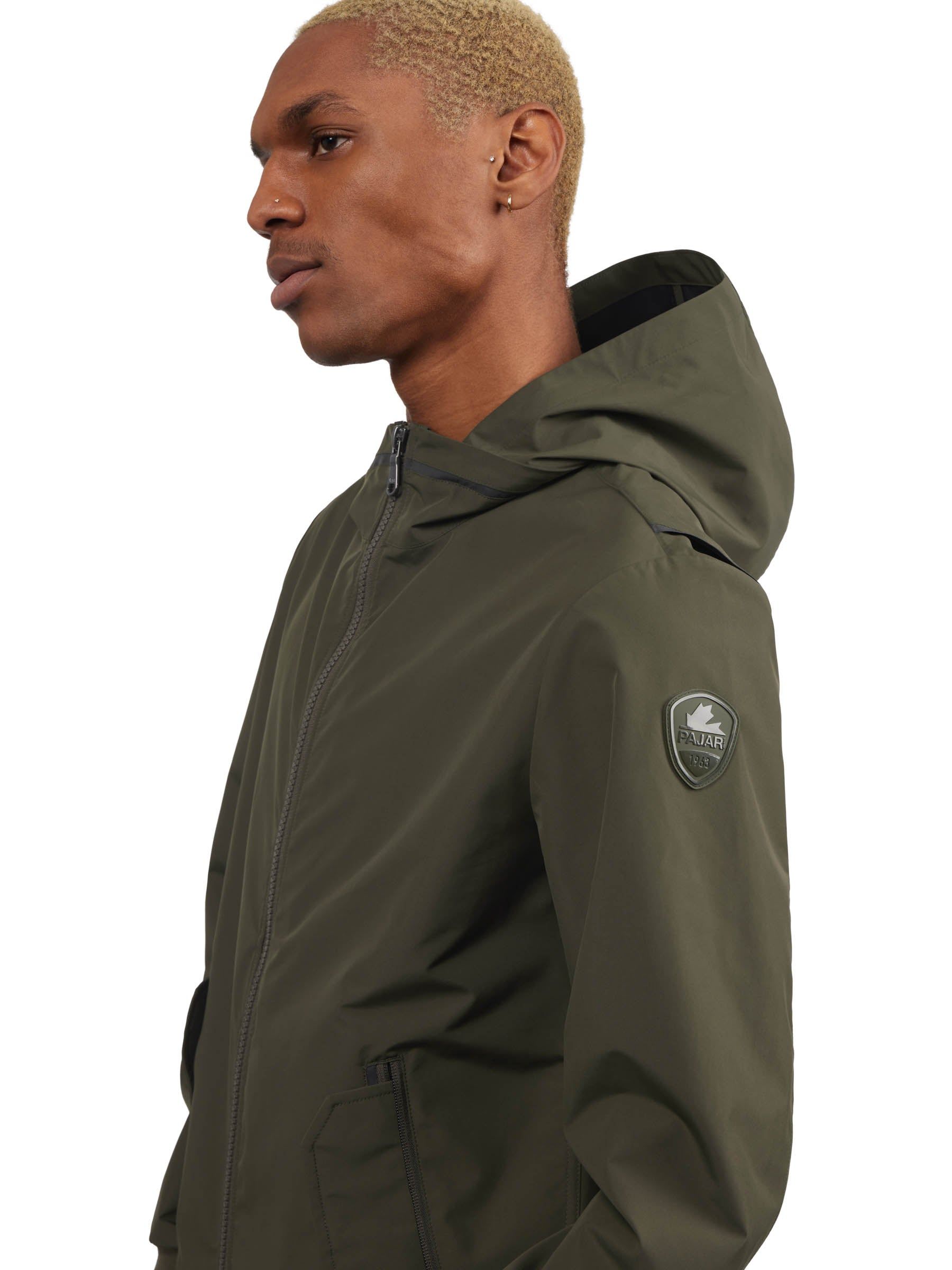 Riku Men's Golf-Style Rain Shell w/ Detachable Hood sold by Pajar product image thumbnail 5