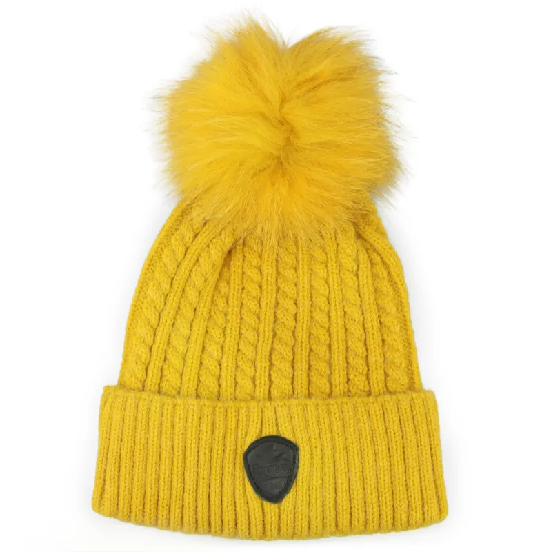 Heidi Knitted Pompom Hat sold by Pajar