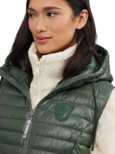 Keiko Women's Mid-Length Puffer Vest sold by Pajar