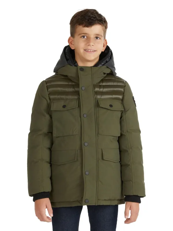 Mikkel Boys' Mixed-Media Parka sold by Pajar
