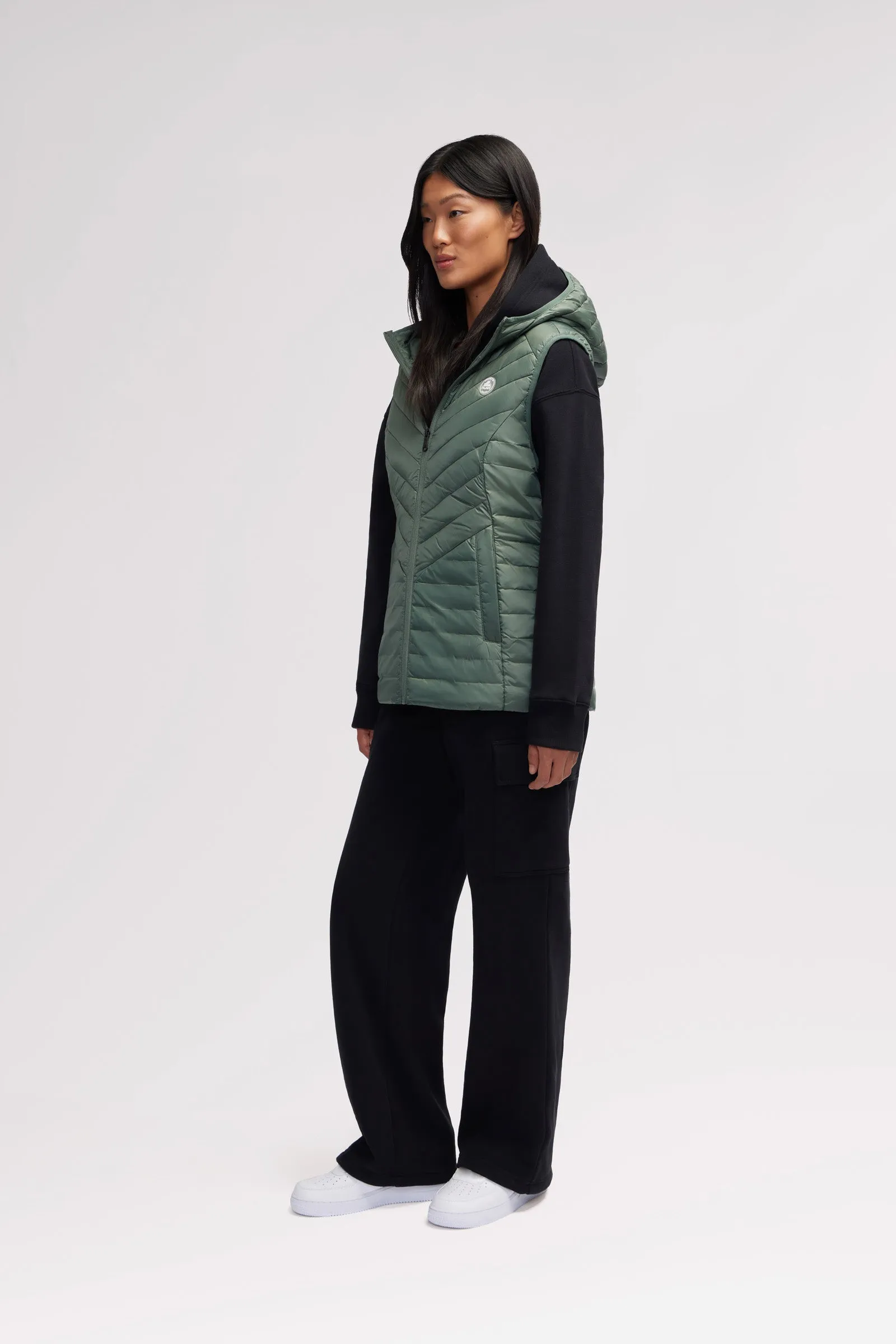 Colette Women’s Lightweight Packable Puffer Vest sold by Pajar product image thumbnail 2
