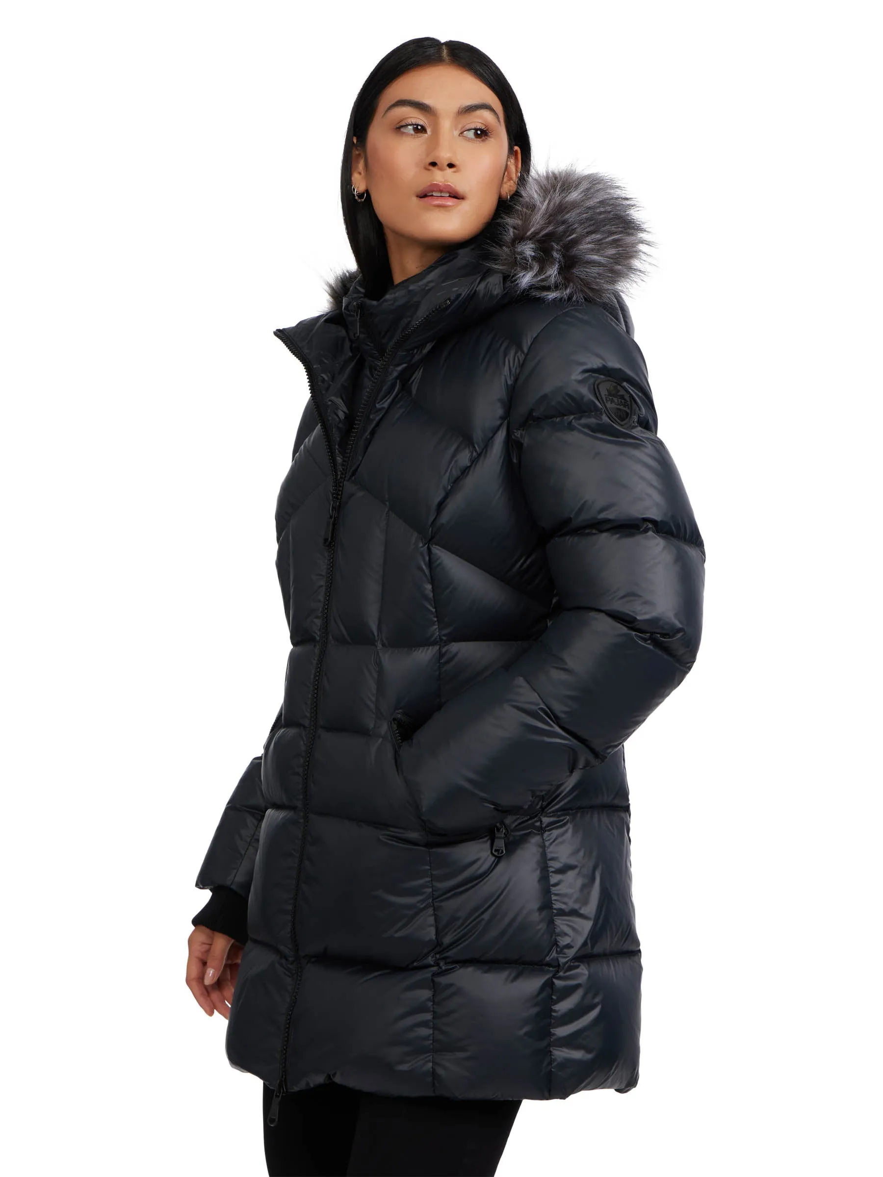 Ares Women's Puffer Jacket w/Faux Fur Trim - 502 sold by Pajar product image thumbnail 3