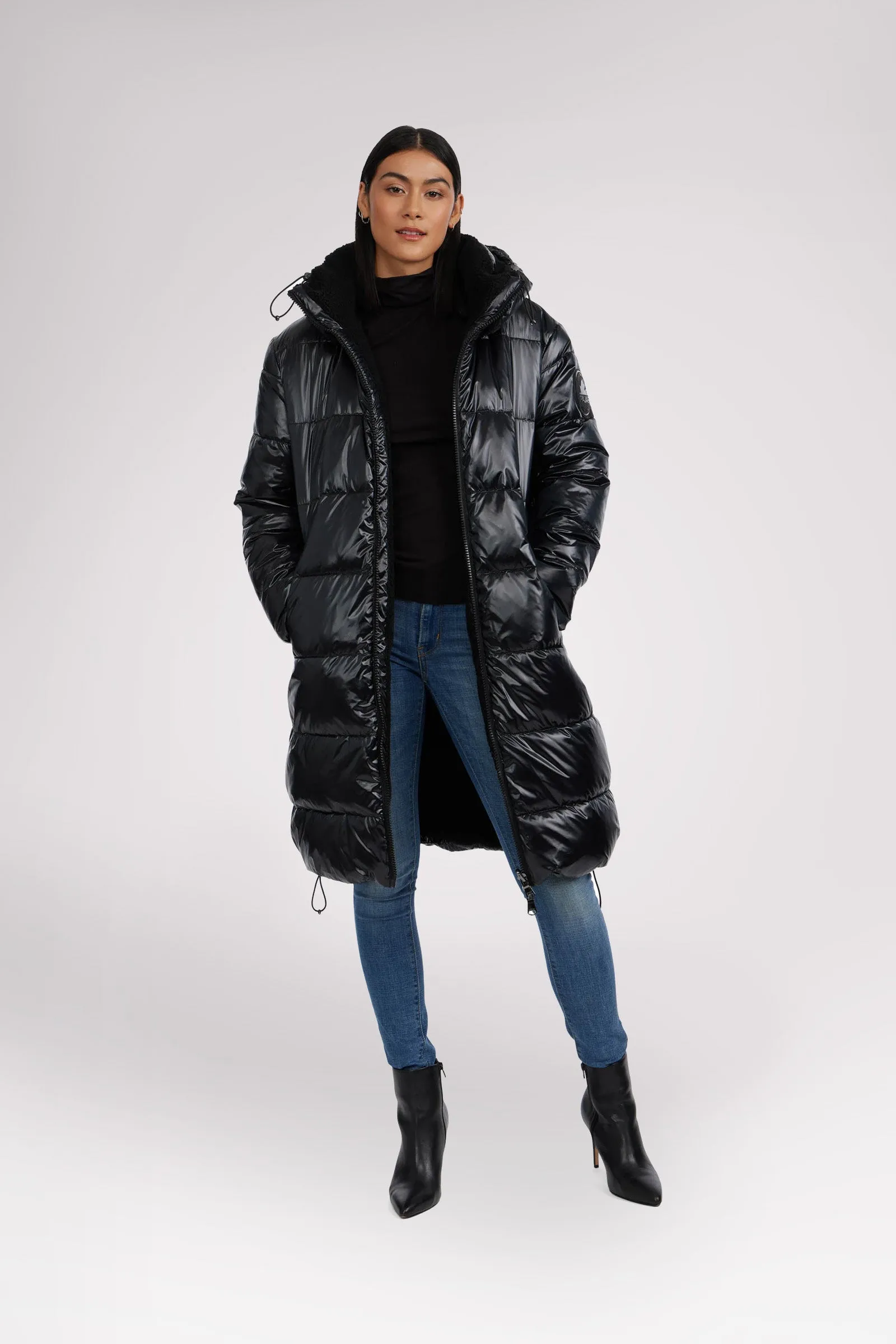 Alsephina Women's Reversible Long Puffer Jacket sold by Pajar