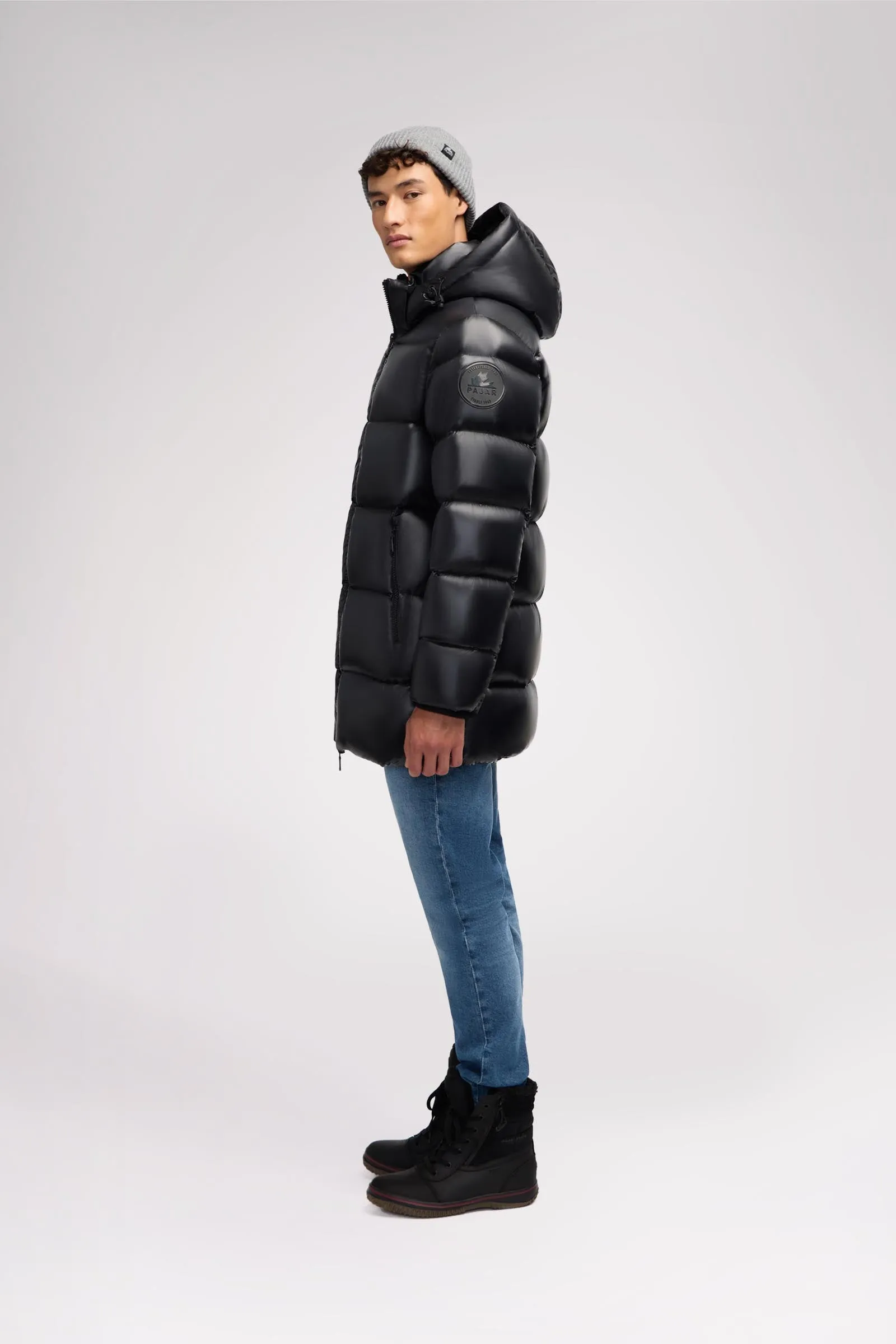 Dechen Men's Long Puffer w/detachable hood sold by Pajar product image thumbnail 3