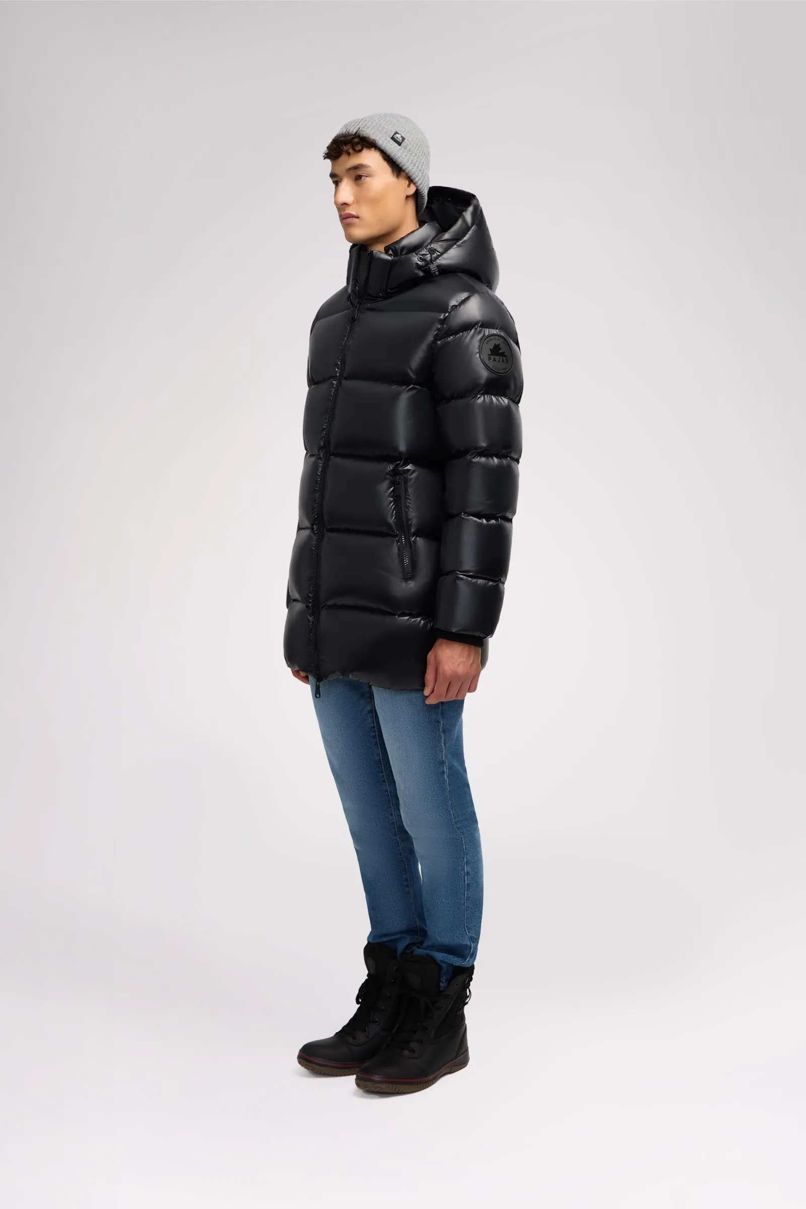 Dechen Men's Long Puffer w/detachable hood sold by Pajar product image thumbnail 2