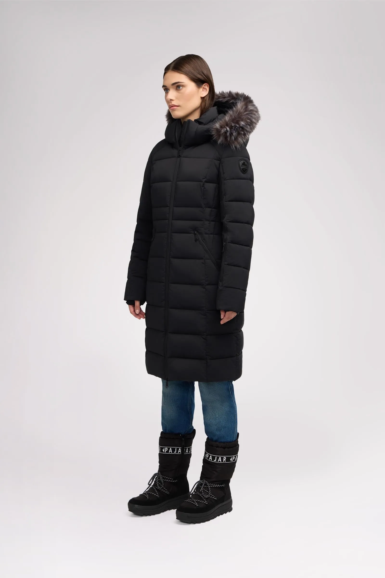 Venus Women's Long Stretch Puffer sold by Pajar product image thumbnail 2