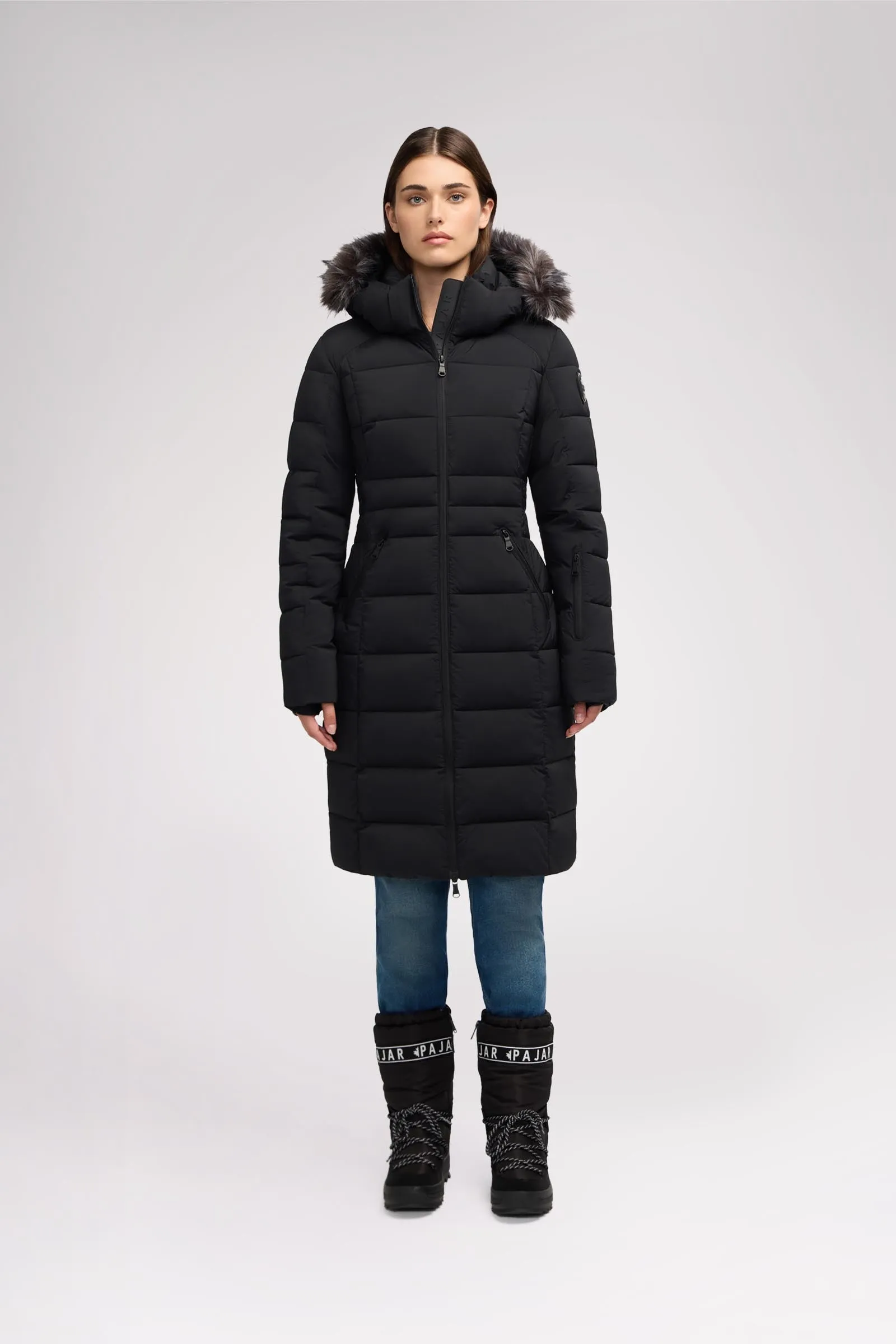 Venus Women's Long Stretch Puffer sold by Pajar