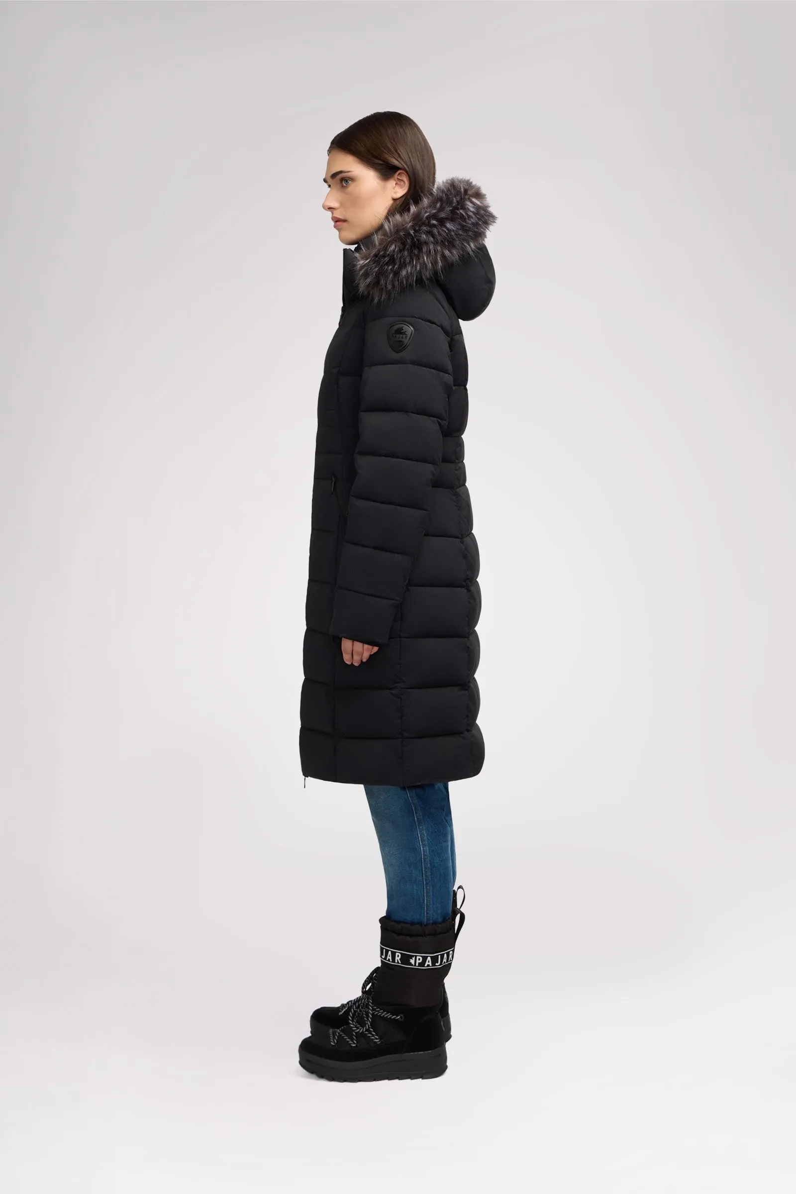 Venus Women's Long Stretch Puffer sold by Pajar product image thumbnail 3