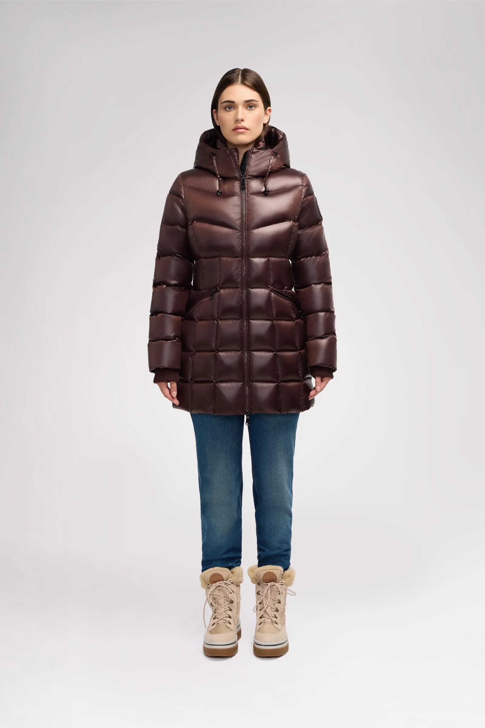 Zola Women's Mid-Length Puffer sold by Pajar