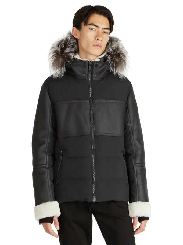 Bergen Men's Luxury Shearling Puffer sold by Pajar