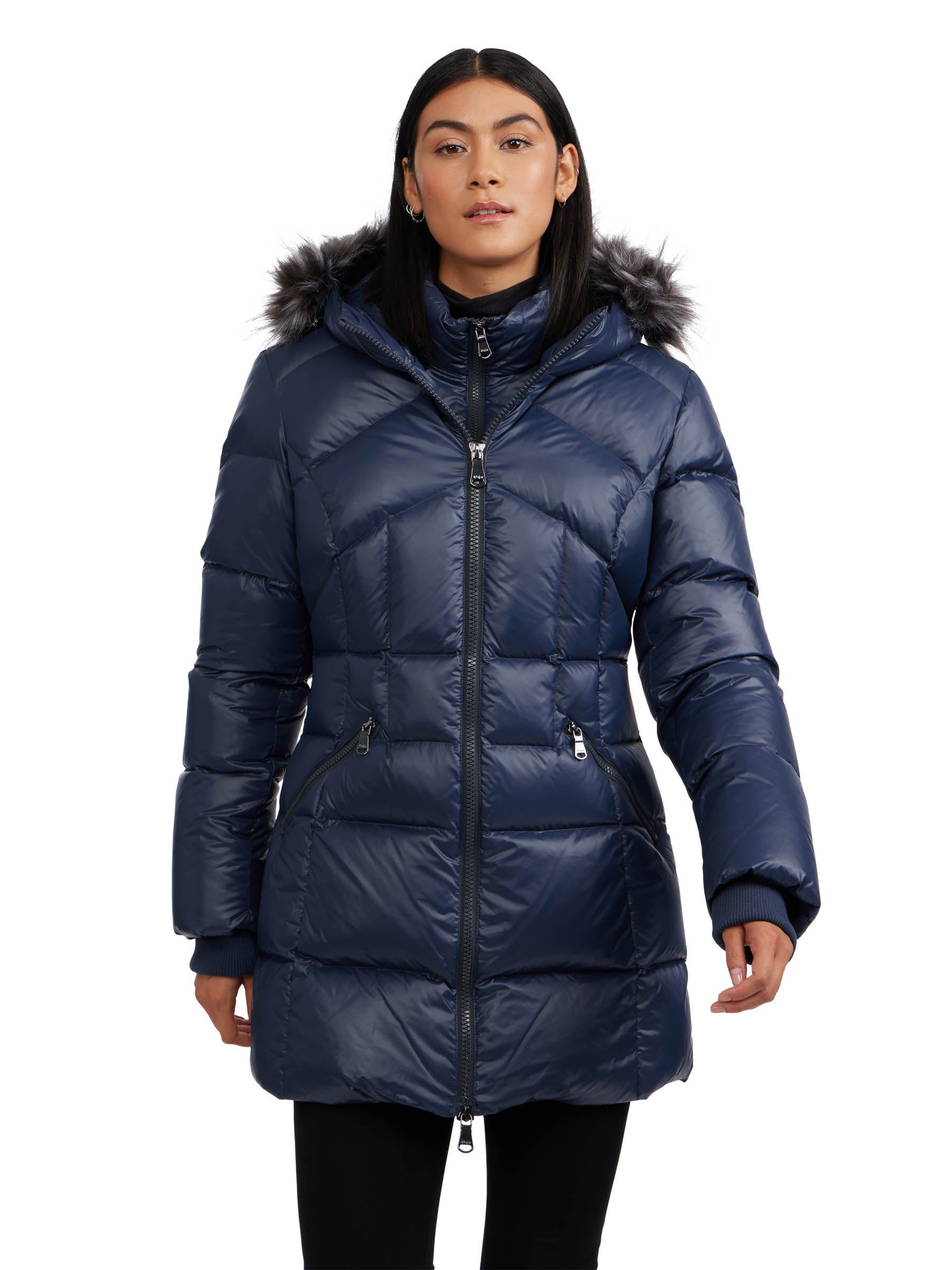 Ares Women's Puffer Jacket w/Faux Fur Trim sold by Pajar