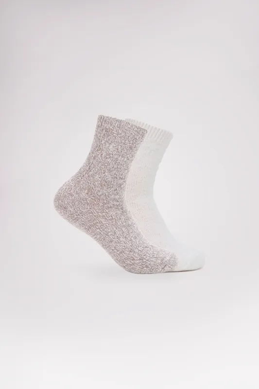 Women's 2-Pack Ultra Soft Crew Socks sold by Pajar