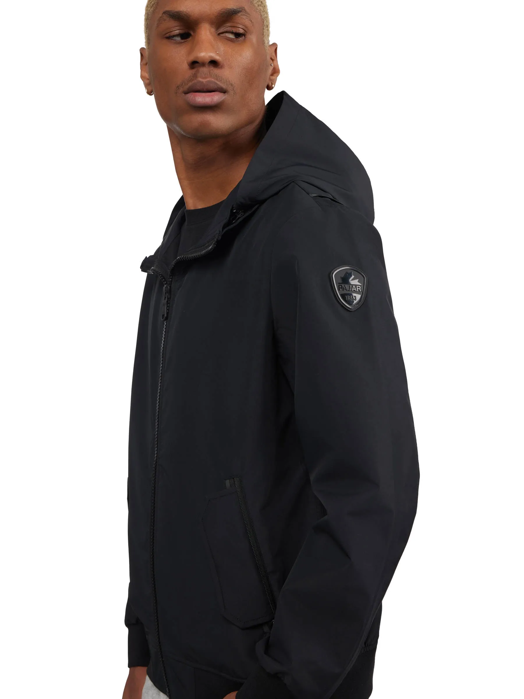 Riku Men's Golf-Style Rain Shell w/ Detachable Hood sold by Pajar product image thumbnail 3