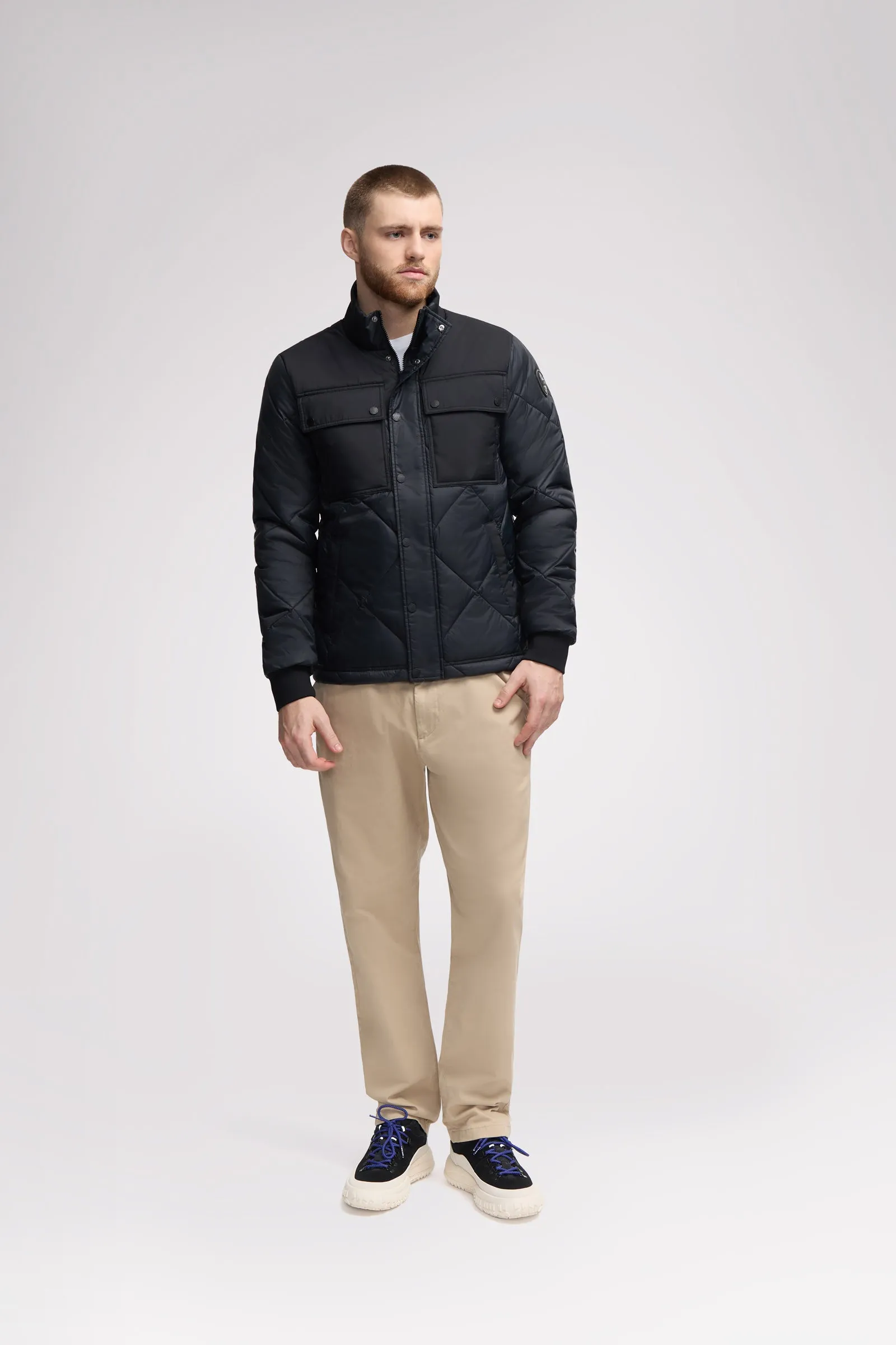 Obsidian Men's Onion Quilted Shacket sold by Pajar