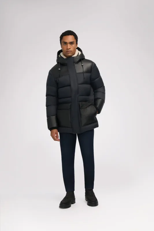 Wolf Men's Faux Shearling Parka Puffer sold by Pajar