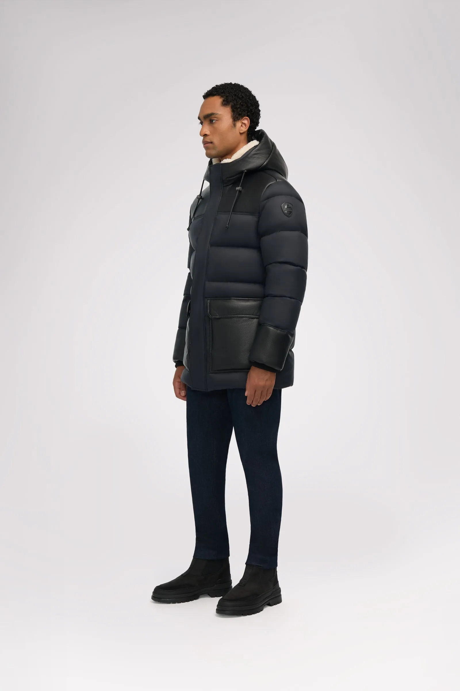 Wolf Men's Faux Shearling Parka Puffer sold by Pajar product image thumbnail 2