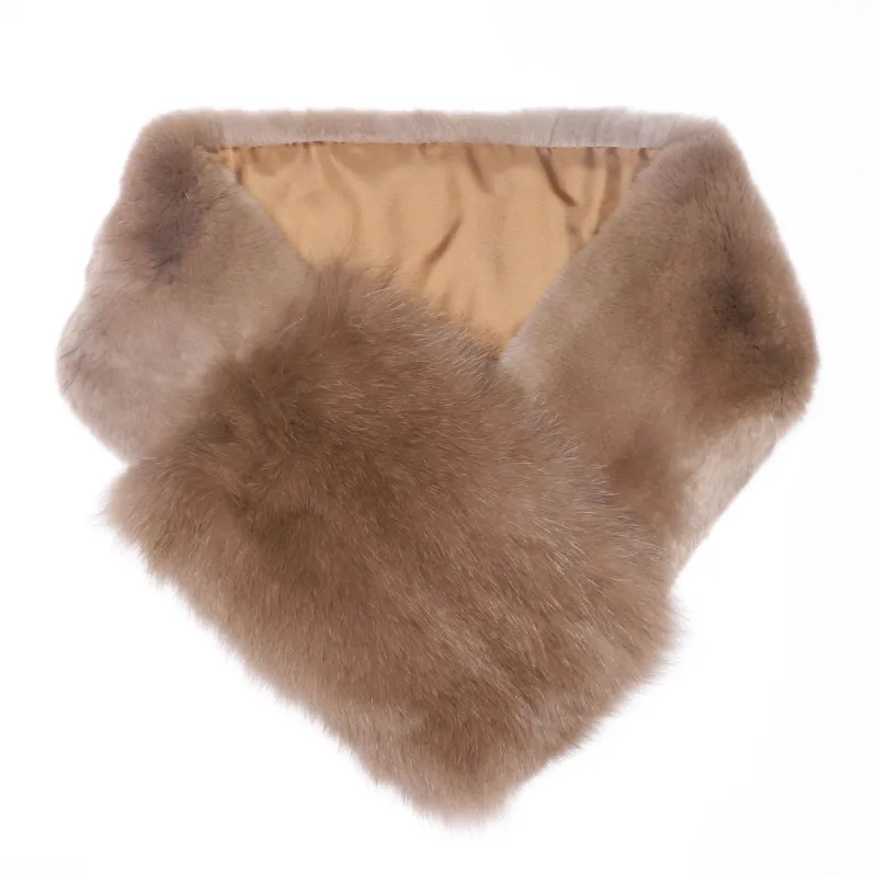 Violette Women's Rabbit and Fox Fur Scarf sold by Pajar