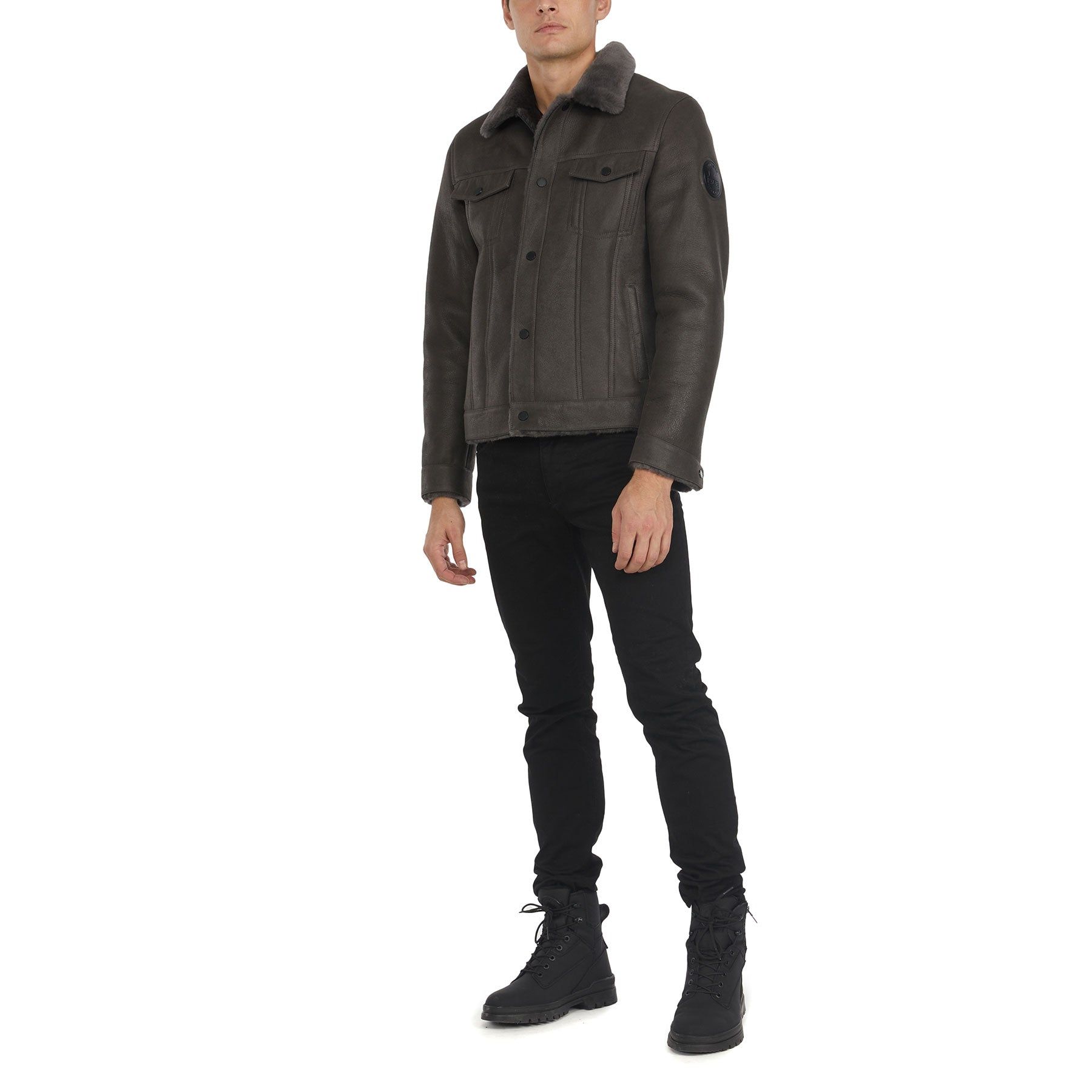 Trucker Men's Sheepskin Coat sold by Pajar product image thumbnail 2