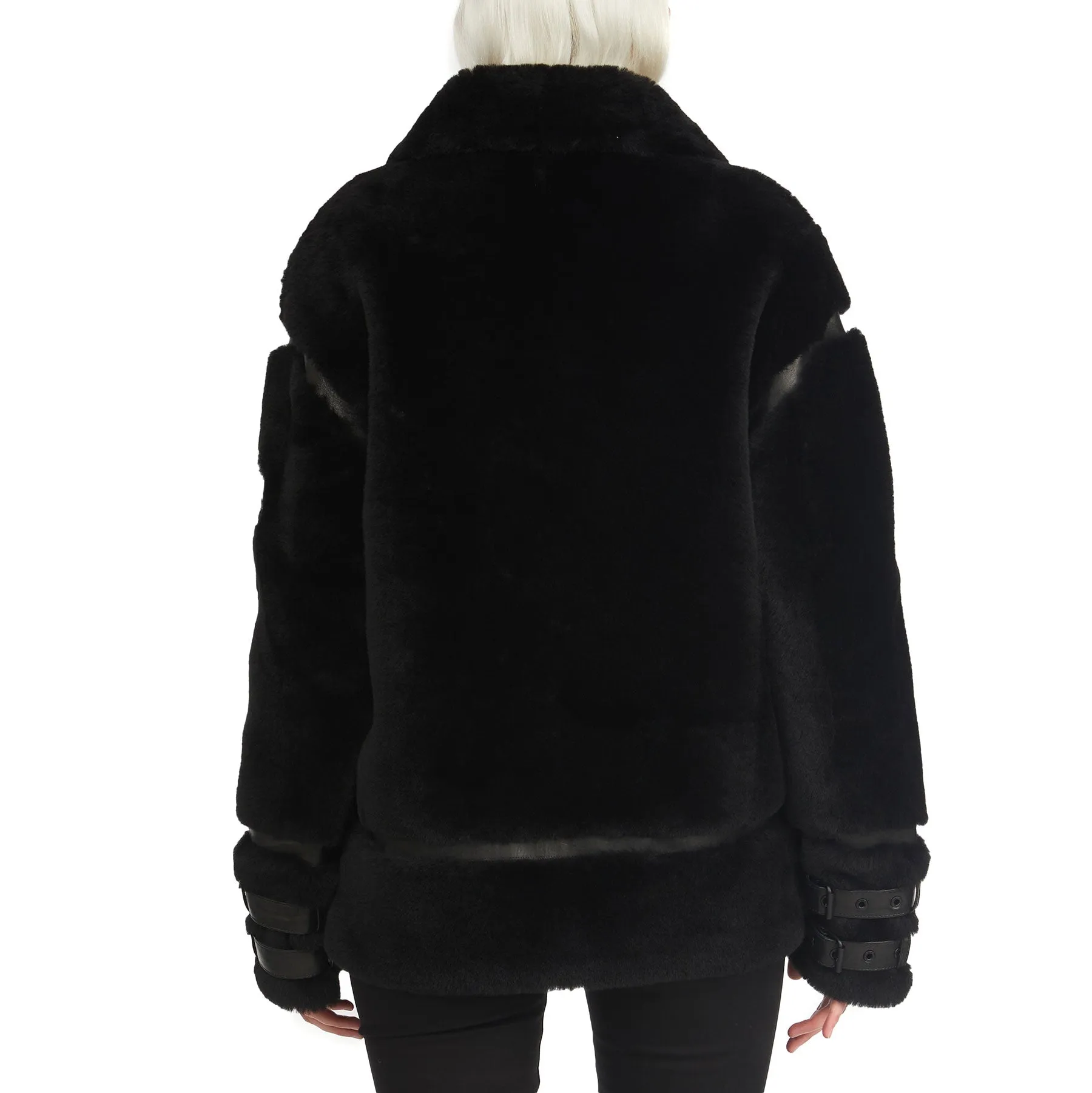 Jenny Women's Front Zip Shearling Jacket sold by Pajar product image thumbnail 3